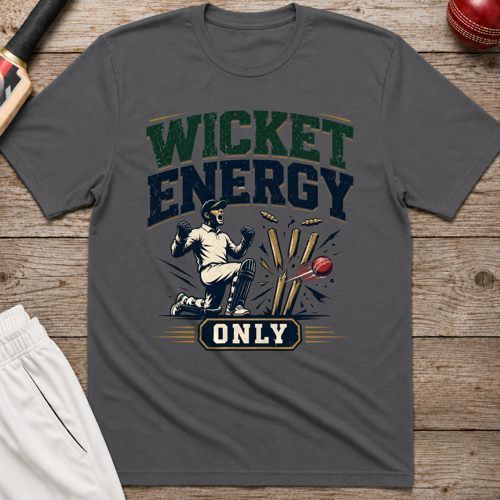 Wicket Energy Only T-Shirt - Charcoal