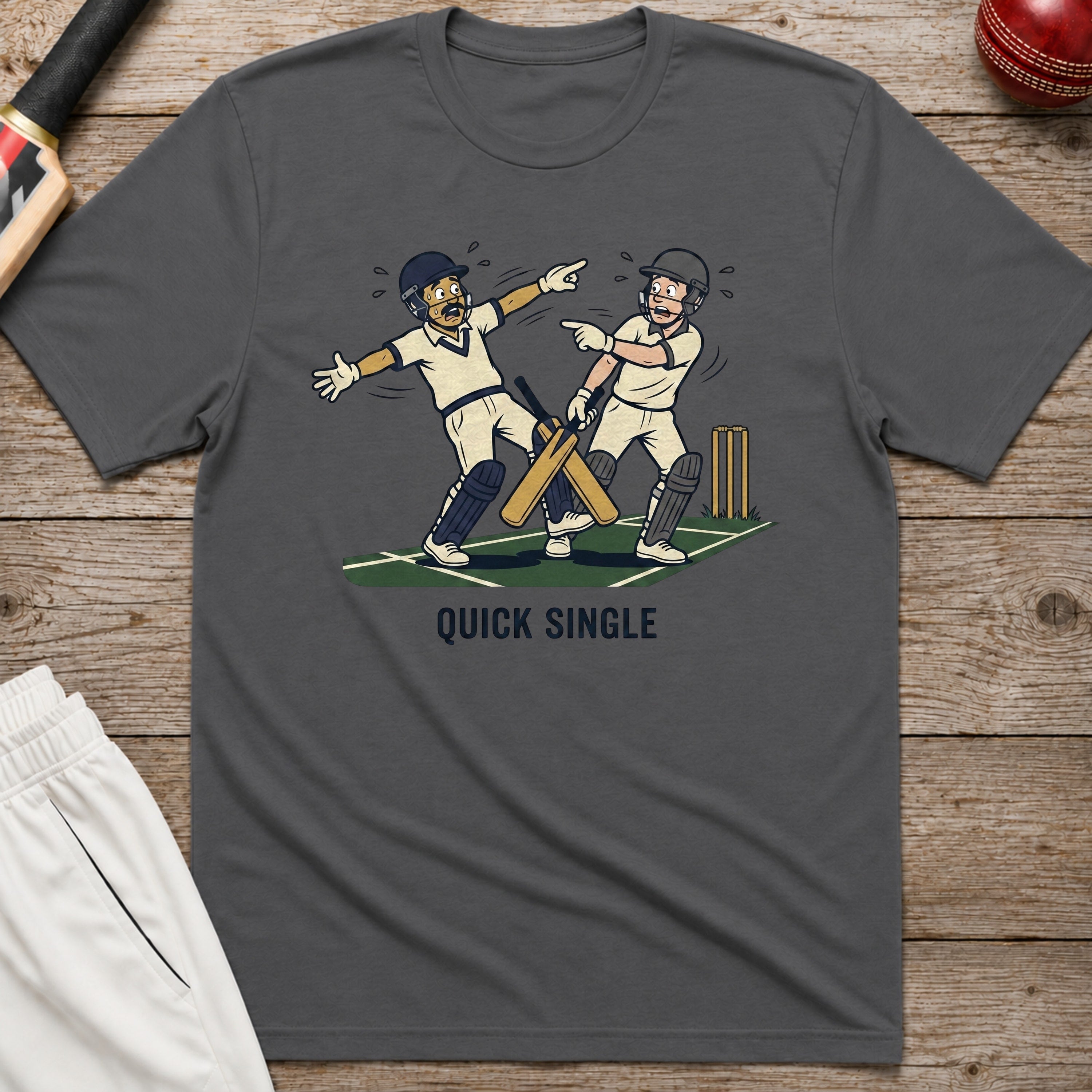 Quick Single Alt T-Shirt - Charcoal