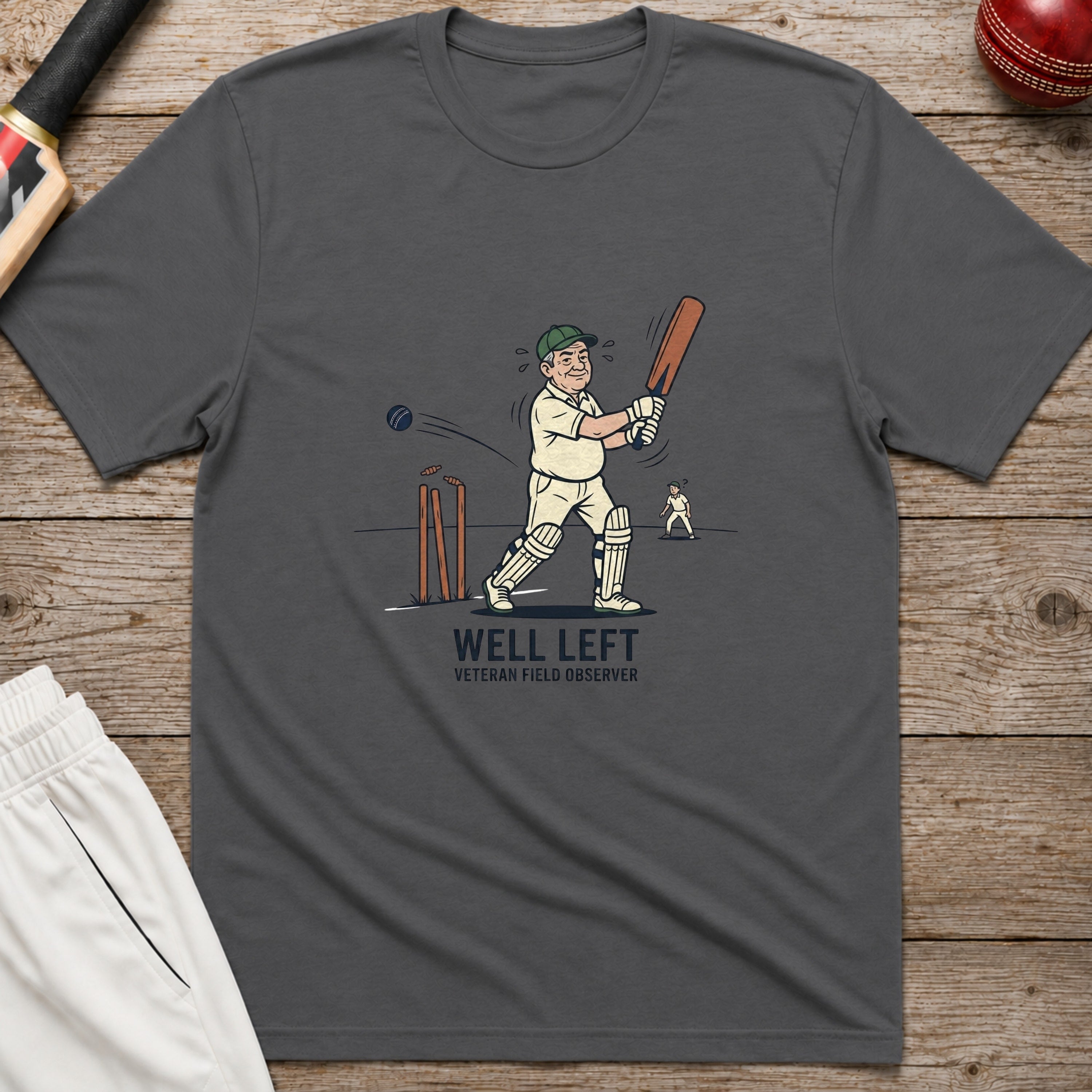 Well Left T-Shirt - Charcoal