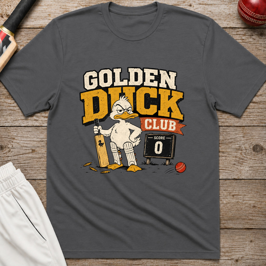 Golden Duck Club T-Shirt - Charcoal
