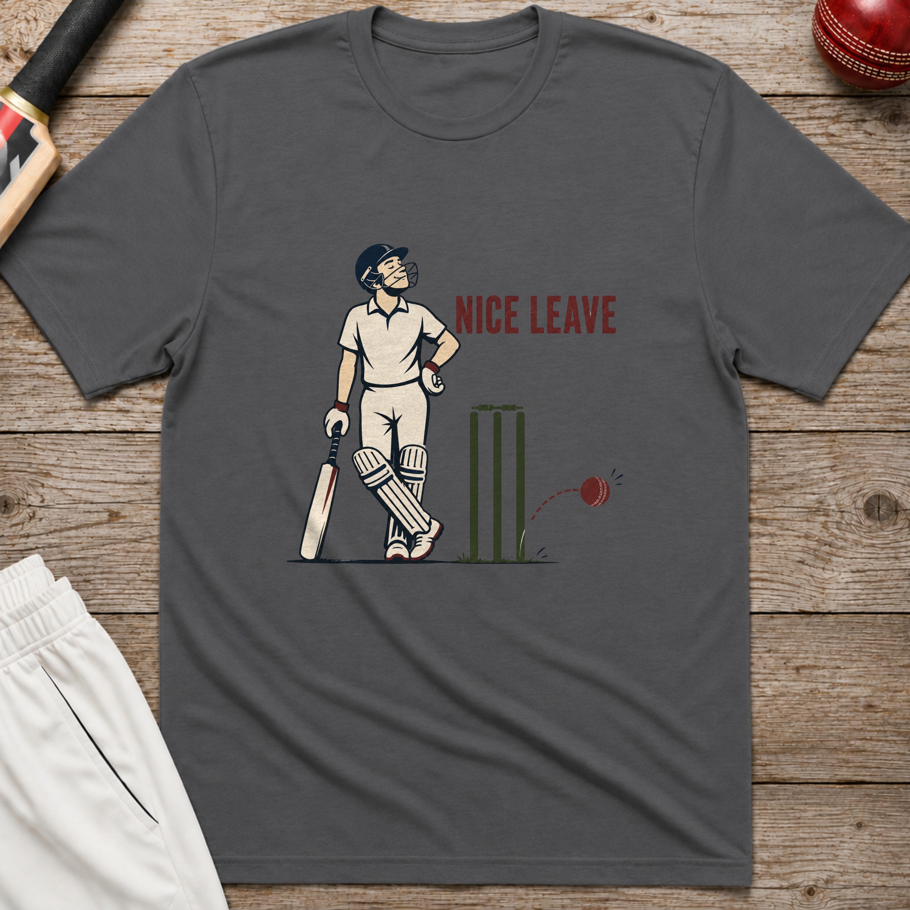 Nice Leave T-Shirt - Charcoal
