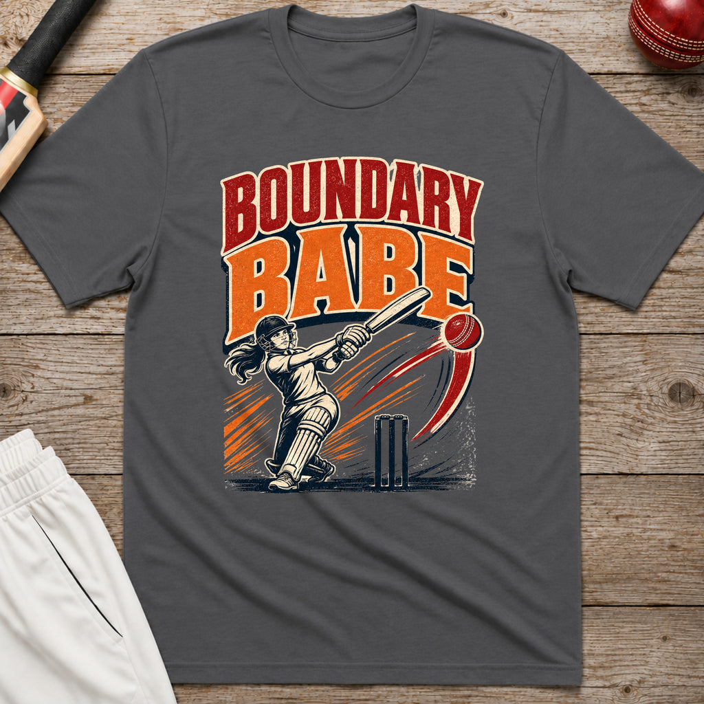 Boundary Babe T-Shirt - Charcoal