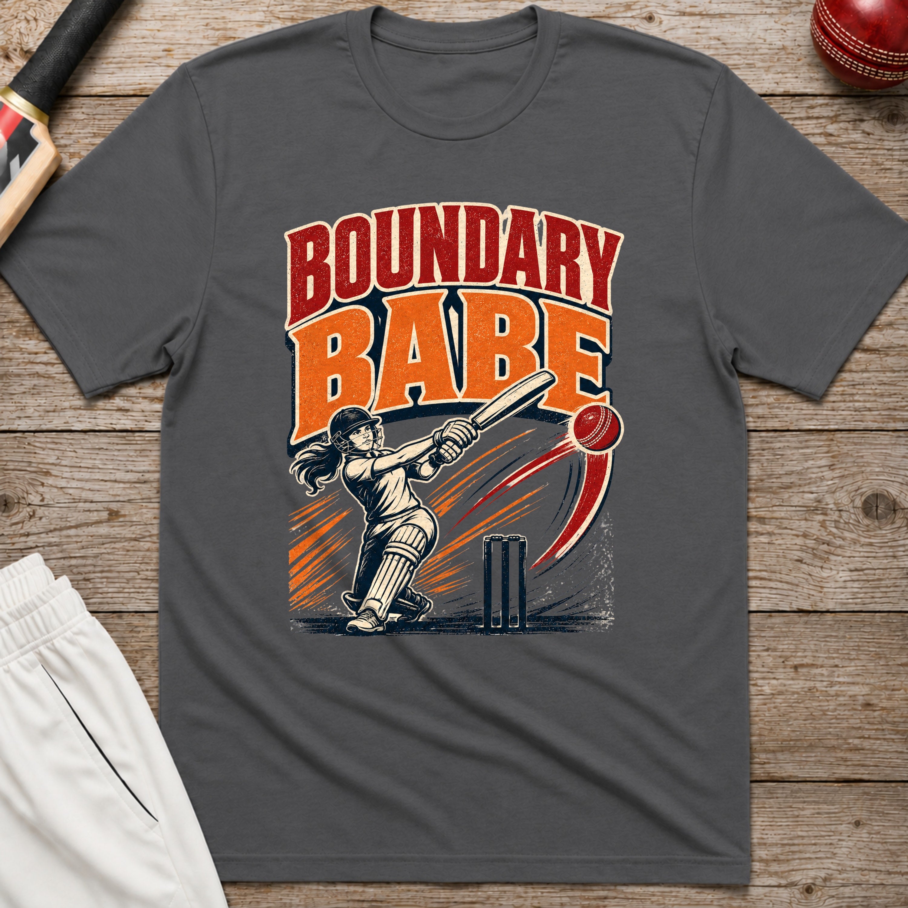 Boundary Babe T-Shirt - Charcoal