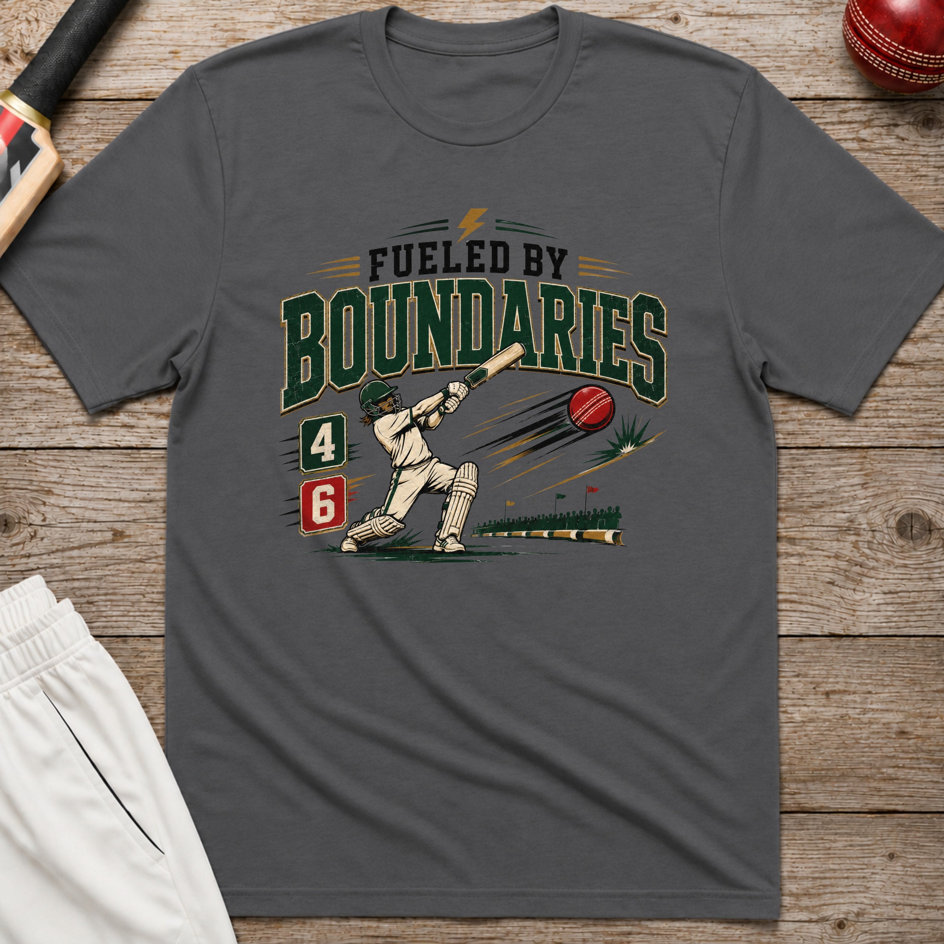 Fueled By Boundaries T-Shirt - Charcoal