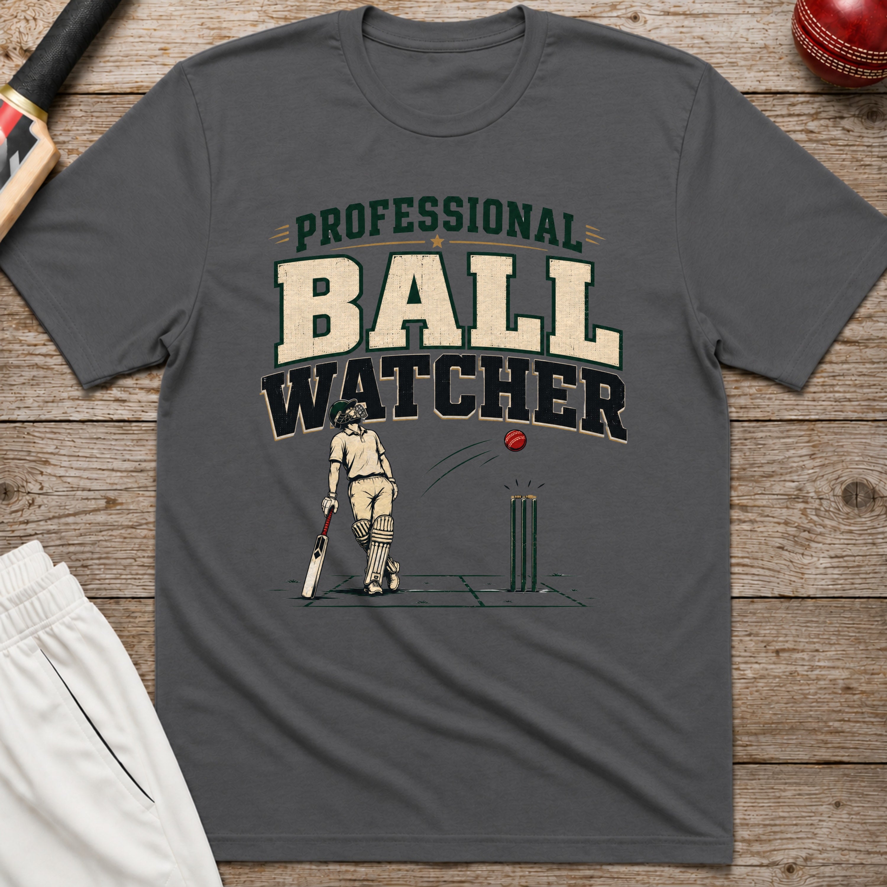 Professional Ball Watcher T-Shirt - Charcoal