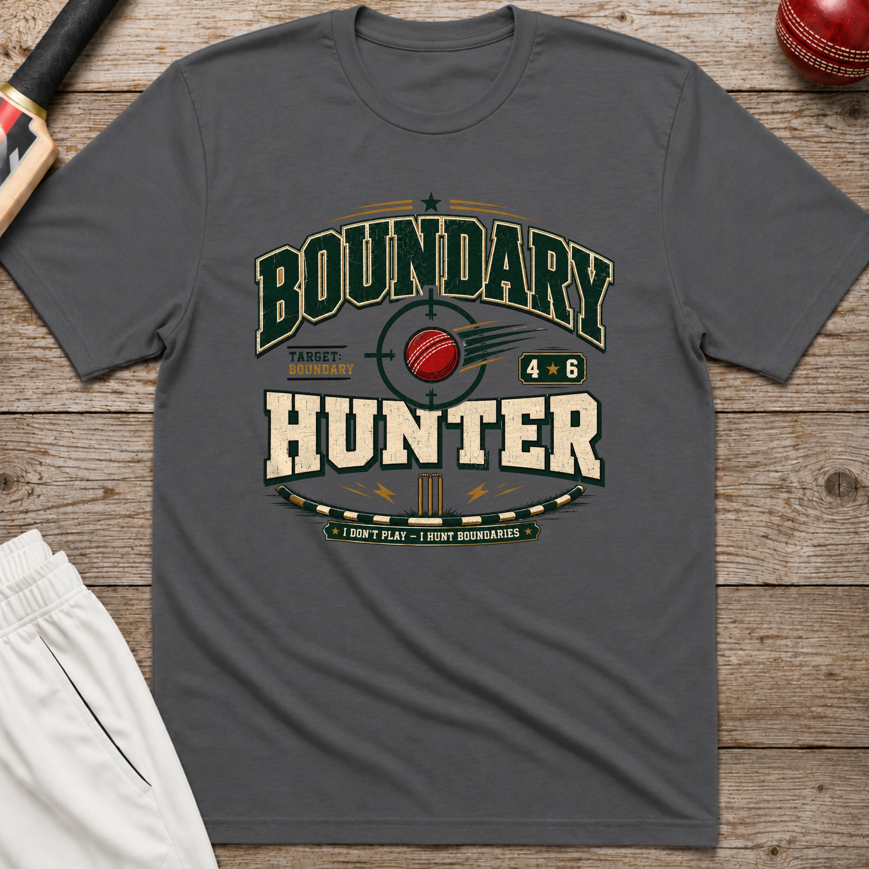 Boundary Hunter T-Shirt - Charcoal