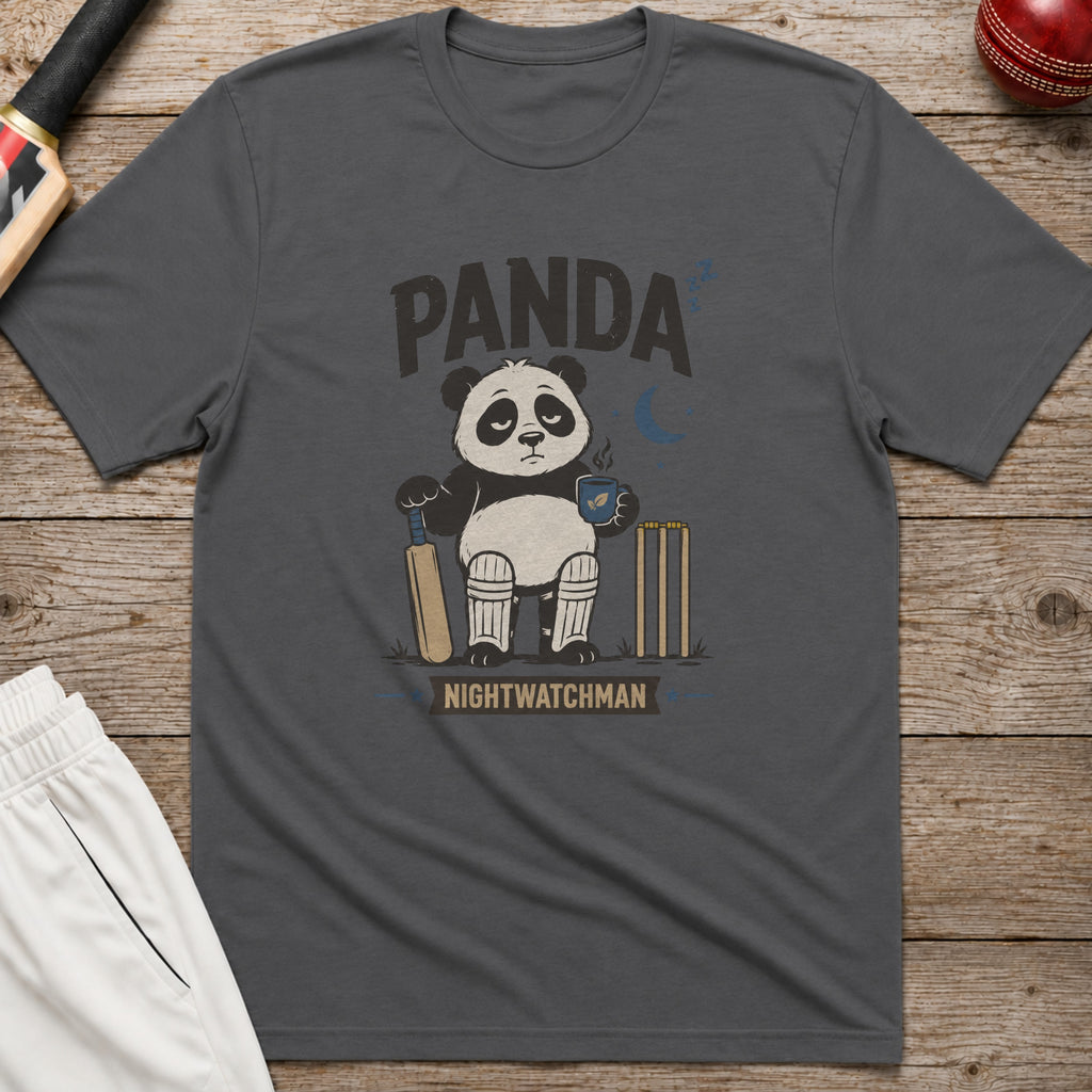 Panda Nightwatchman T-Shirt - Charcoal