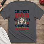 Cricket Dad Umpire Of The House T-Shirt - Charcoal