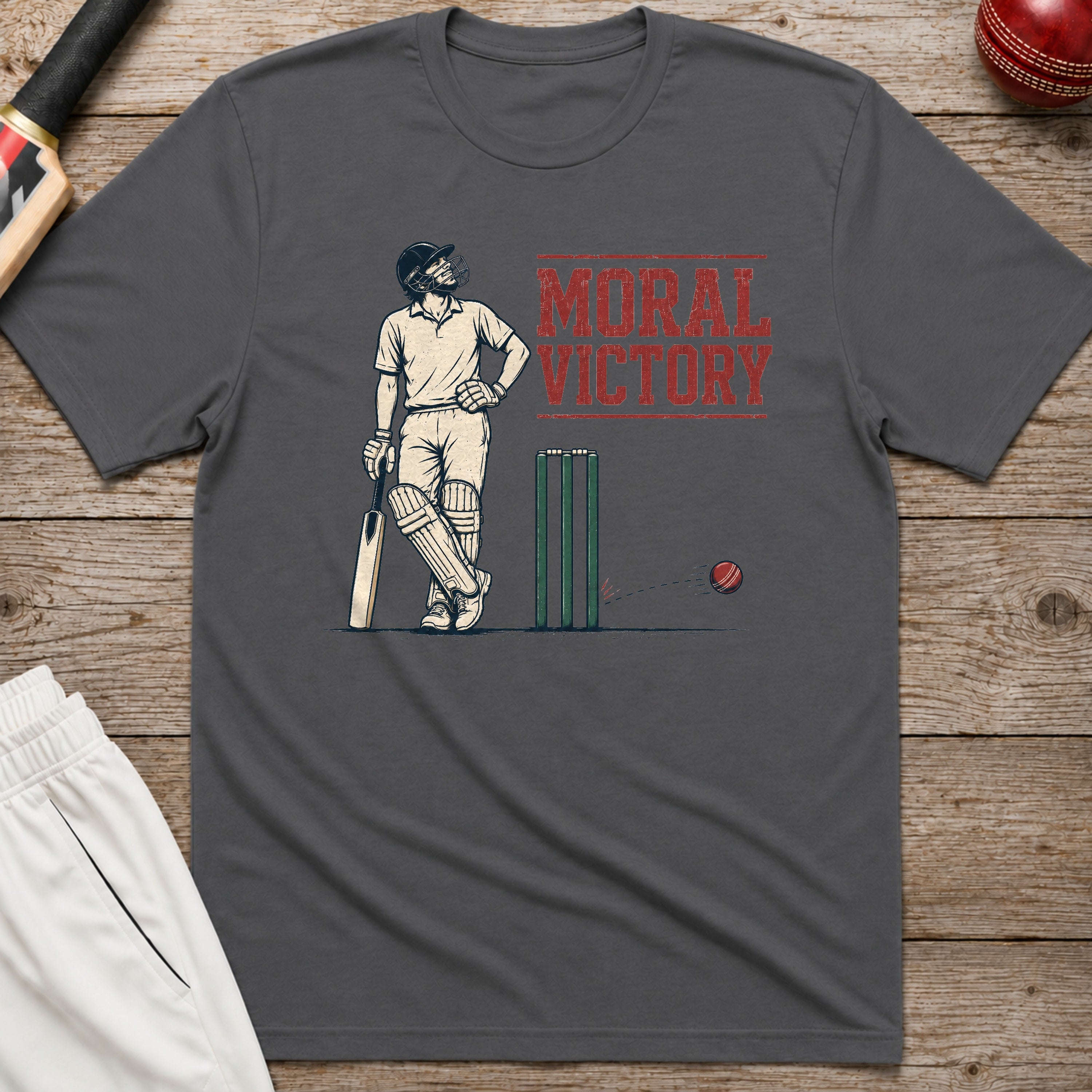 Moral Victory T-Shirt - Charcoal