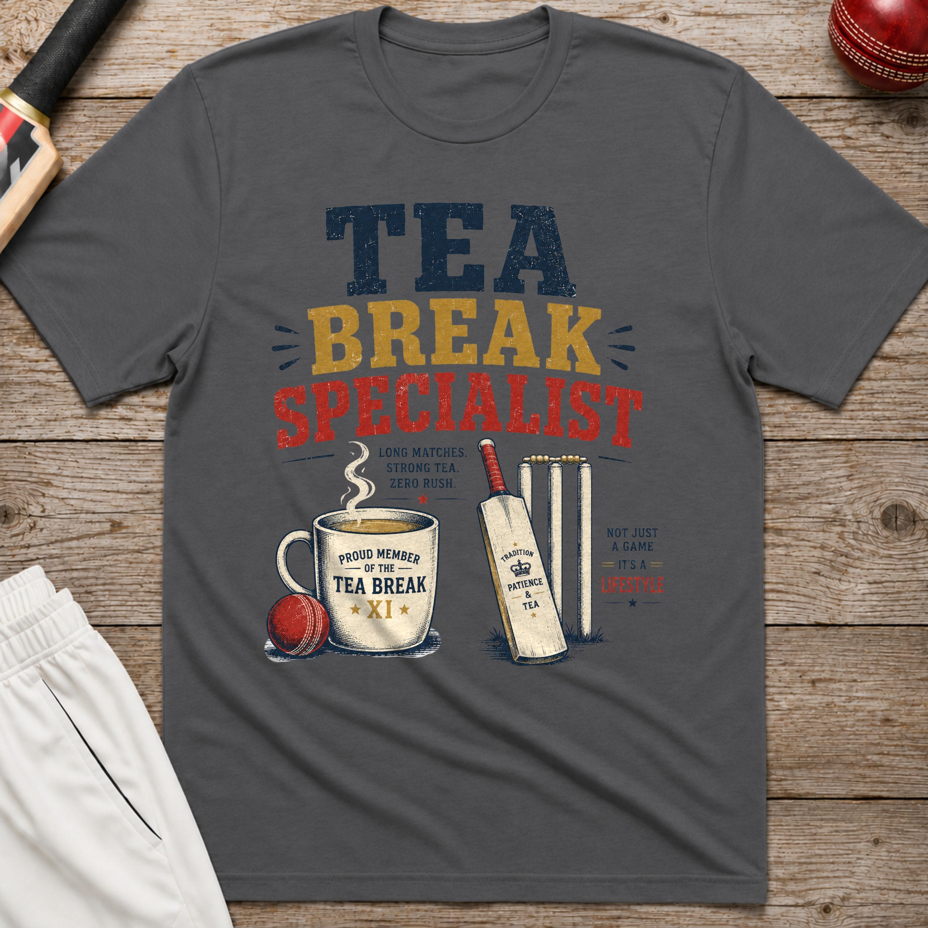 Tea Break Specialist T-Shirt - Charcoal