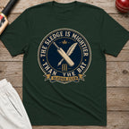 The Sledge Is Mightier Than The Bat T-Shirt - Forest Green