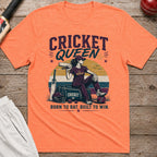 Cricket Queen T-Shirt - Heather Orange