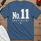 No 11 Specialist T-Shirt - Indigo Blue