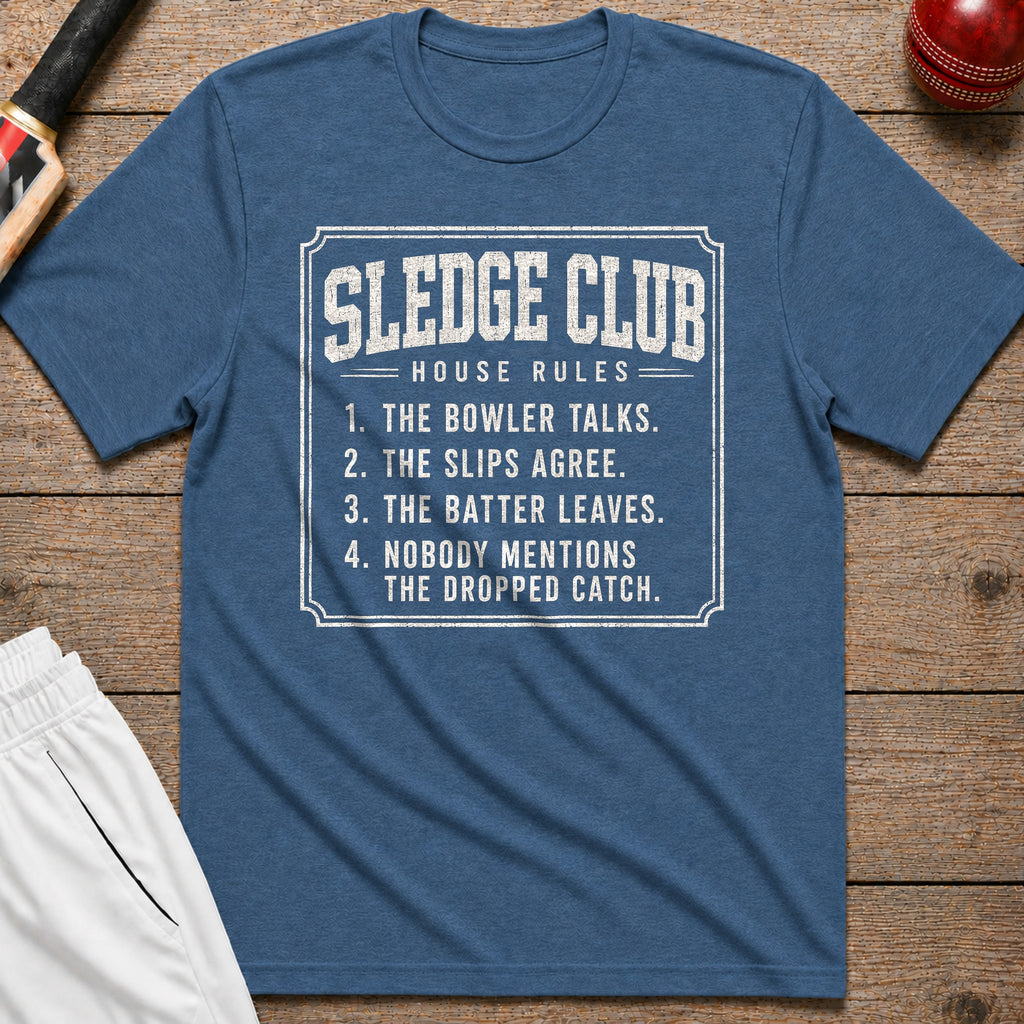 Sledge Club House Rules T-Shirt - Indigo Blue
