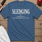 Sledging The Gentle Art Of Psychological Negotiation T-Shirt - Indigo Blue