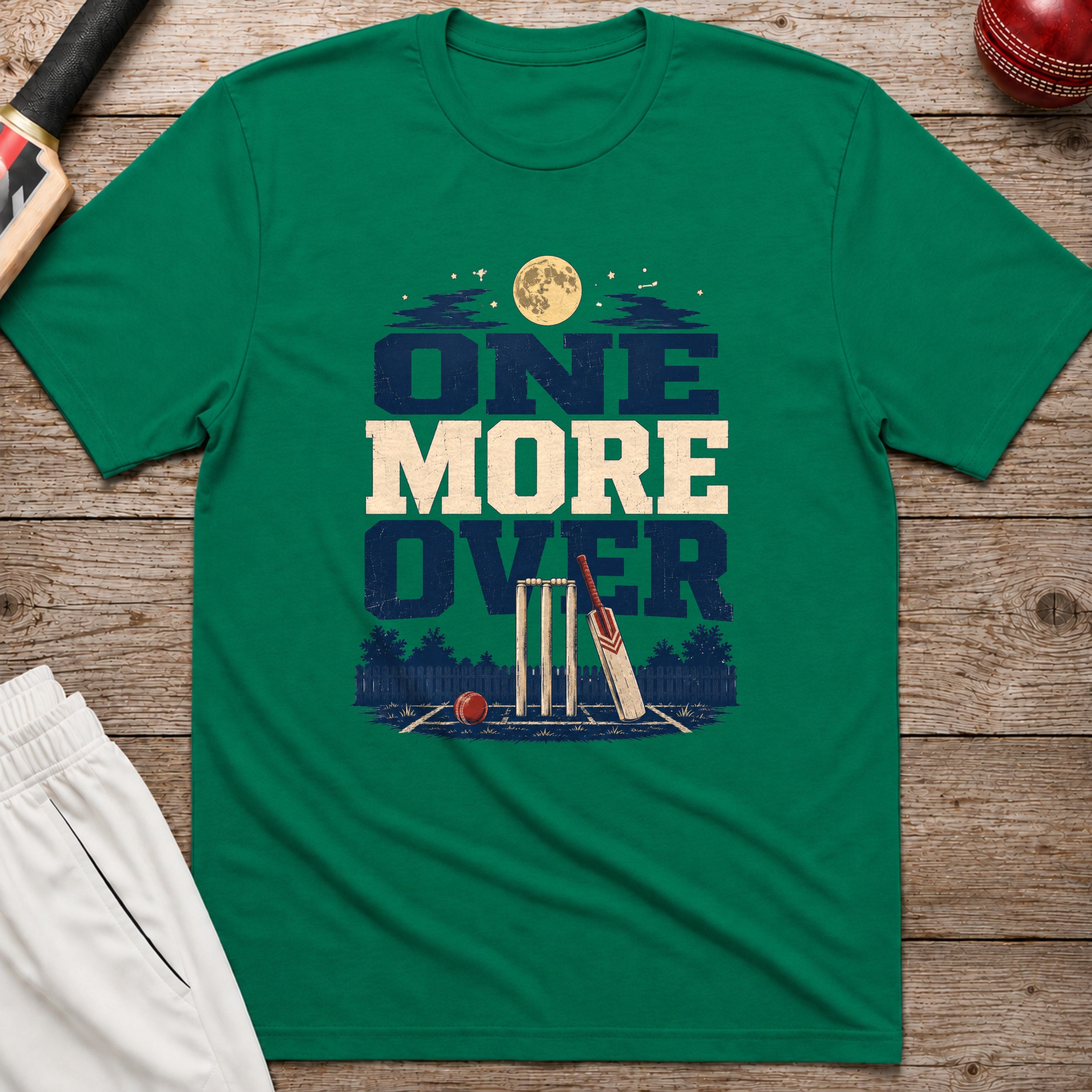 One More Over T-Shirt - Kelly Green