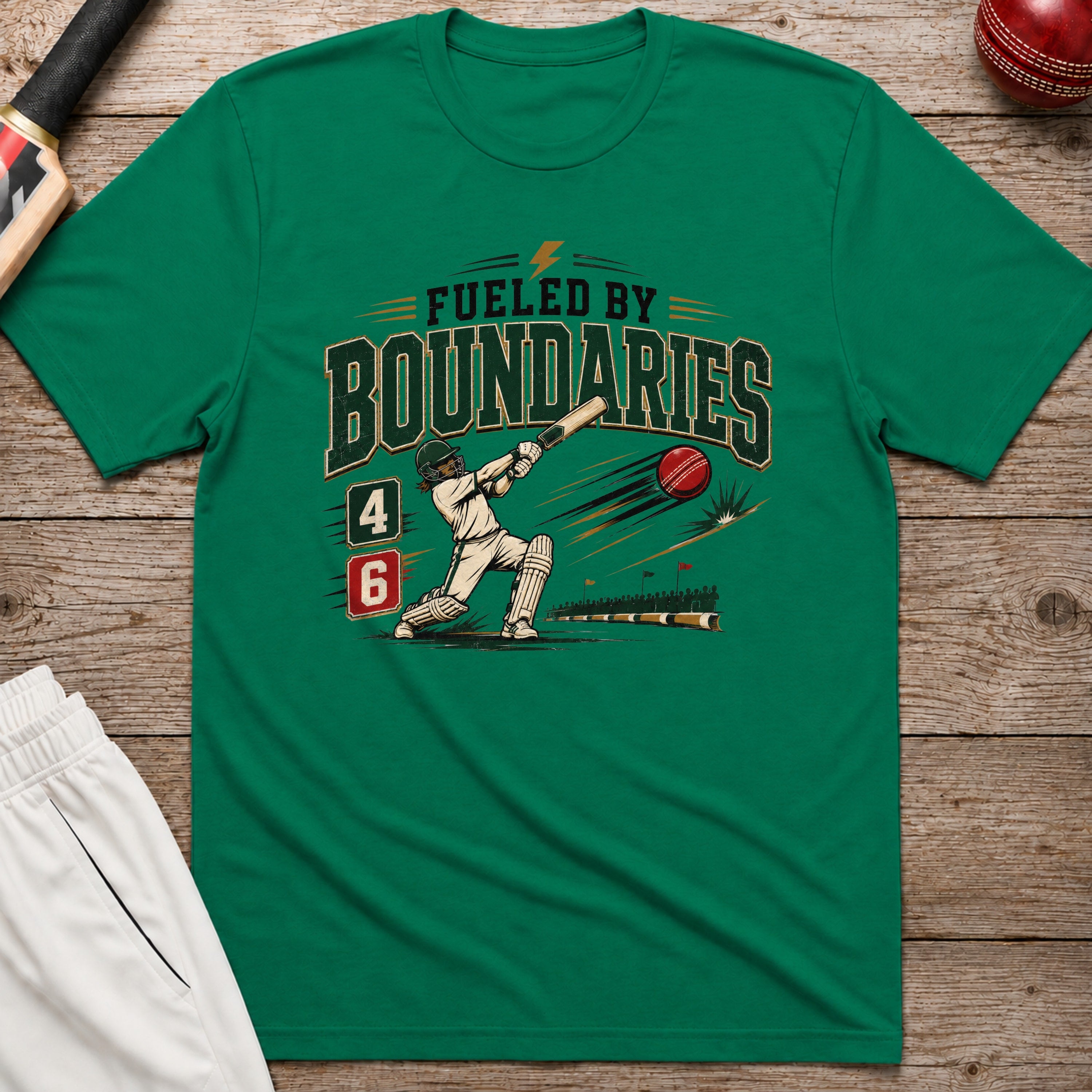 Fueled By Boundaries T-Shirt - Kelly Green