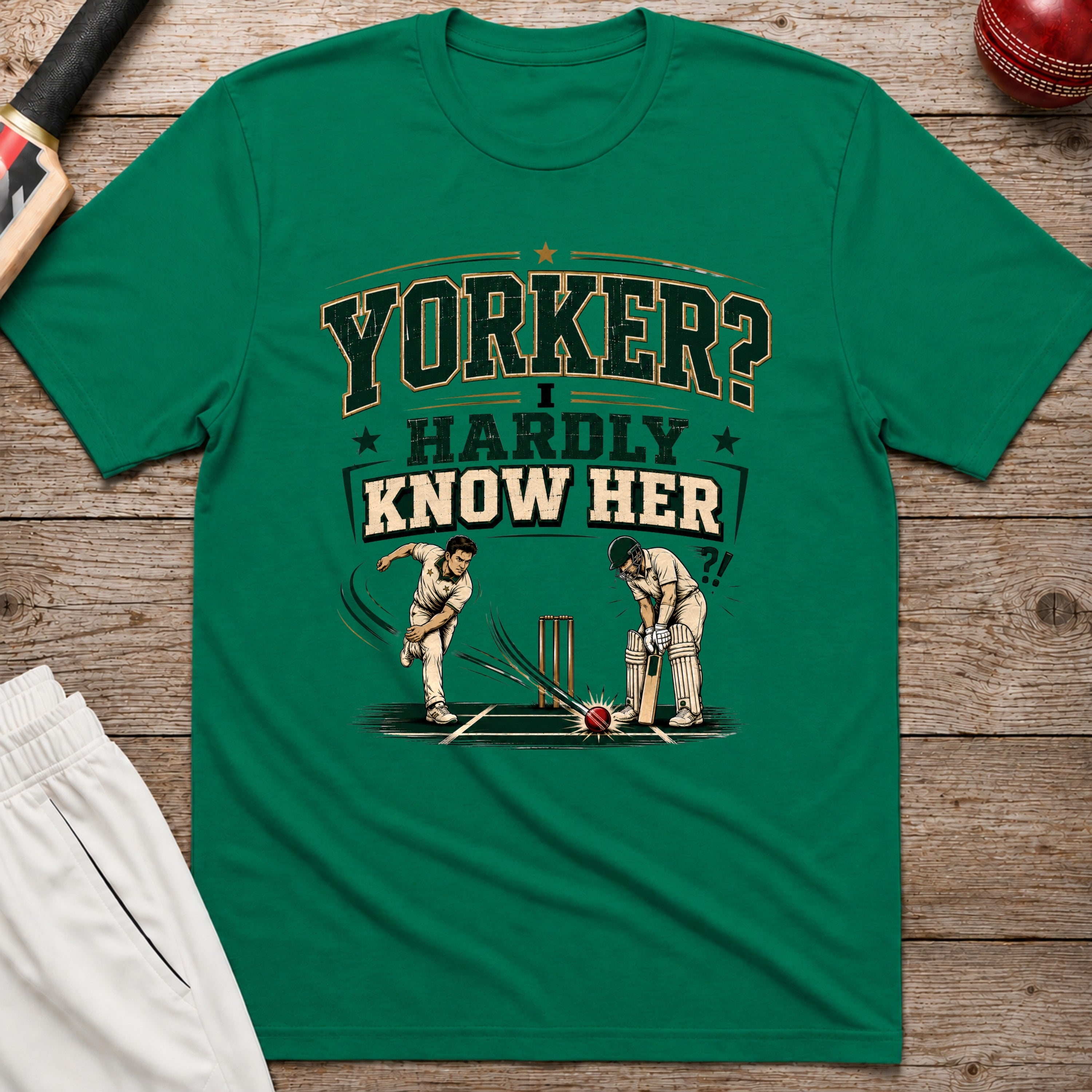 Yorker I Hardly Know Her T-Shirt - Kelly Green