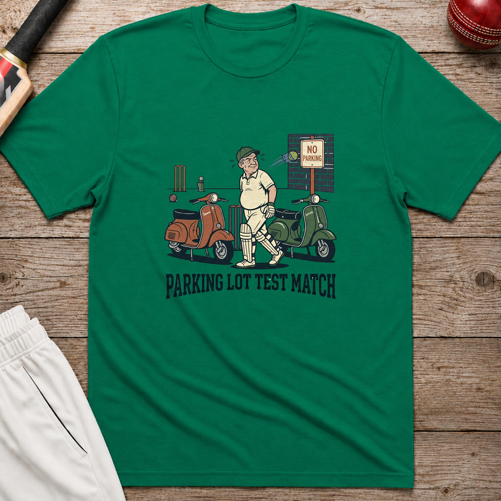 Parking Lot Test Match T-Shirt - Kelly Green