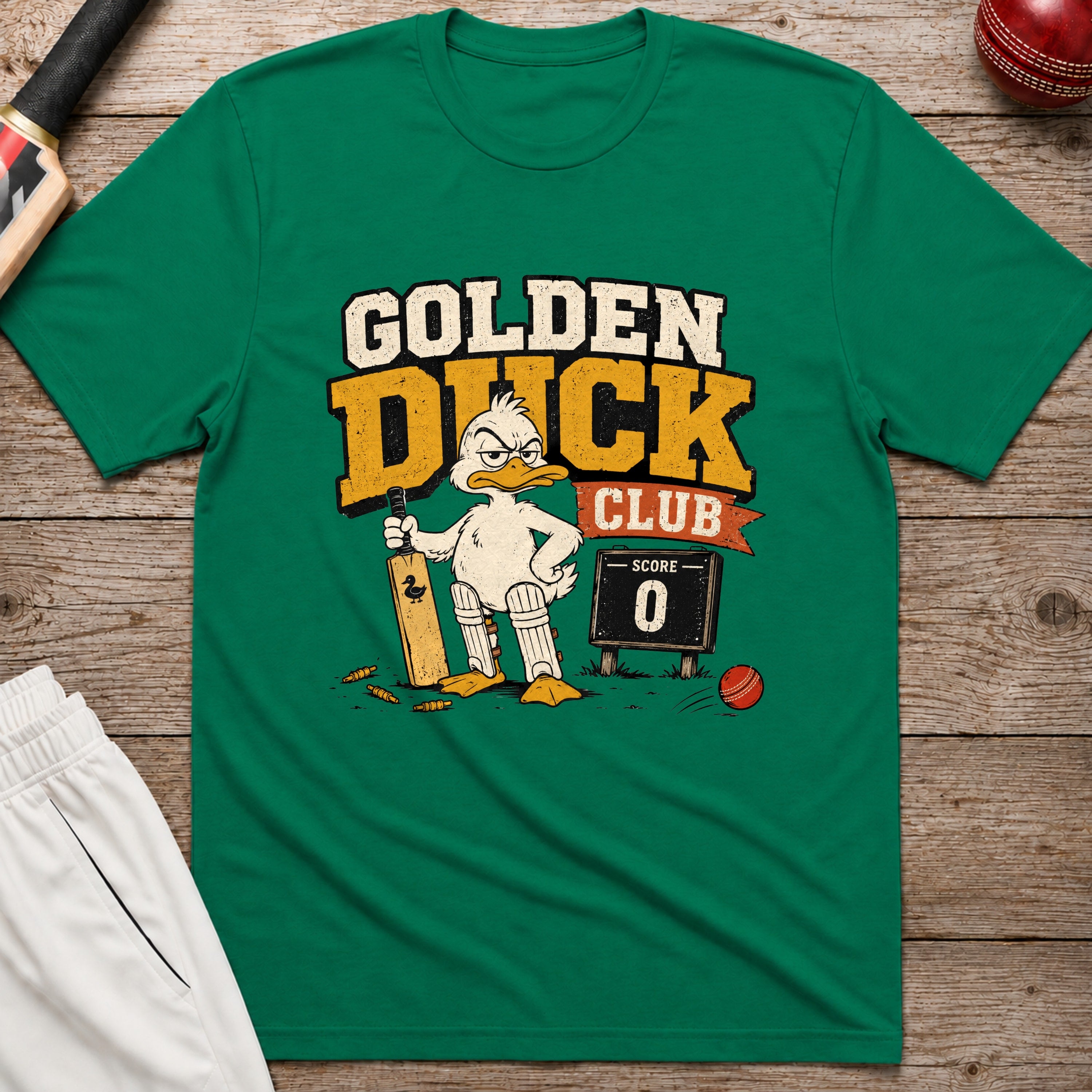 Golden Duck Club T-Shirt - Kelly Green