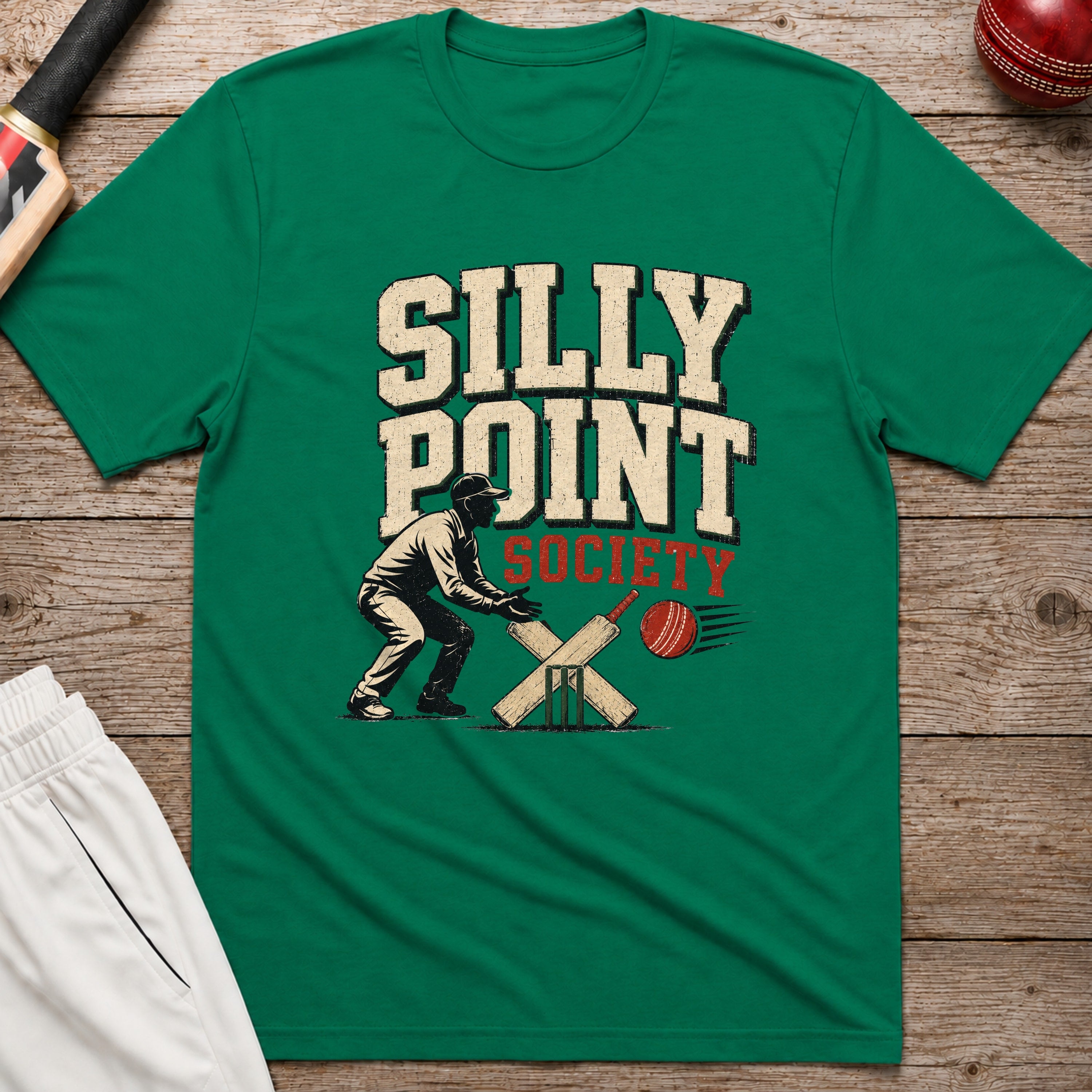 Silly Point Society T-Shirt - Kelly Green