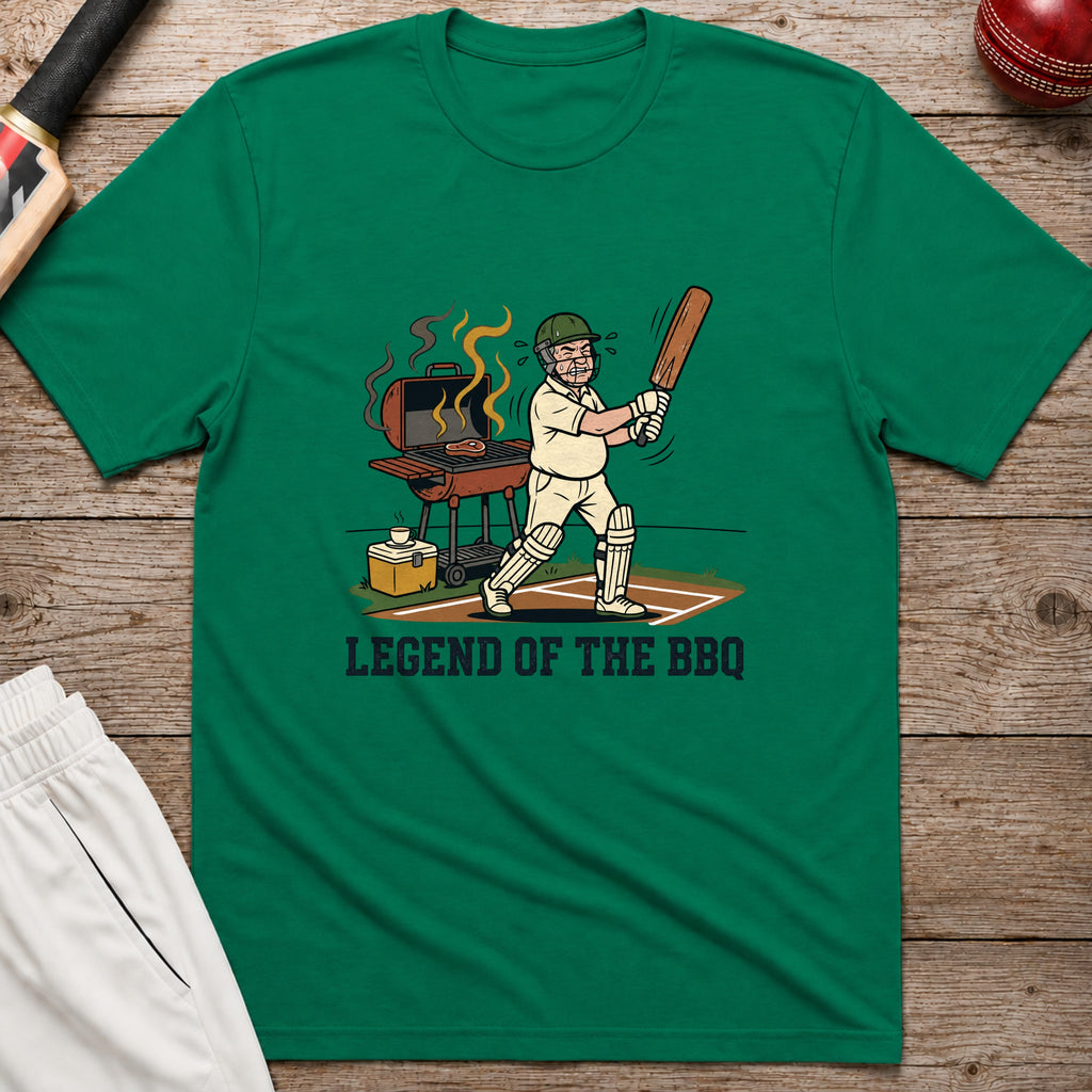 Legend Of The Bbq T-Shirt - Kelly Green