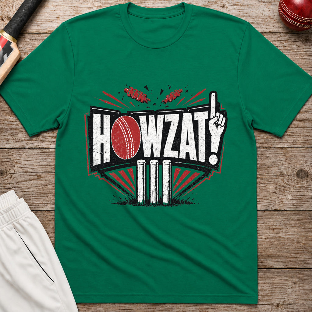 Howzat T-Shirt - Kelly Green