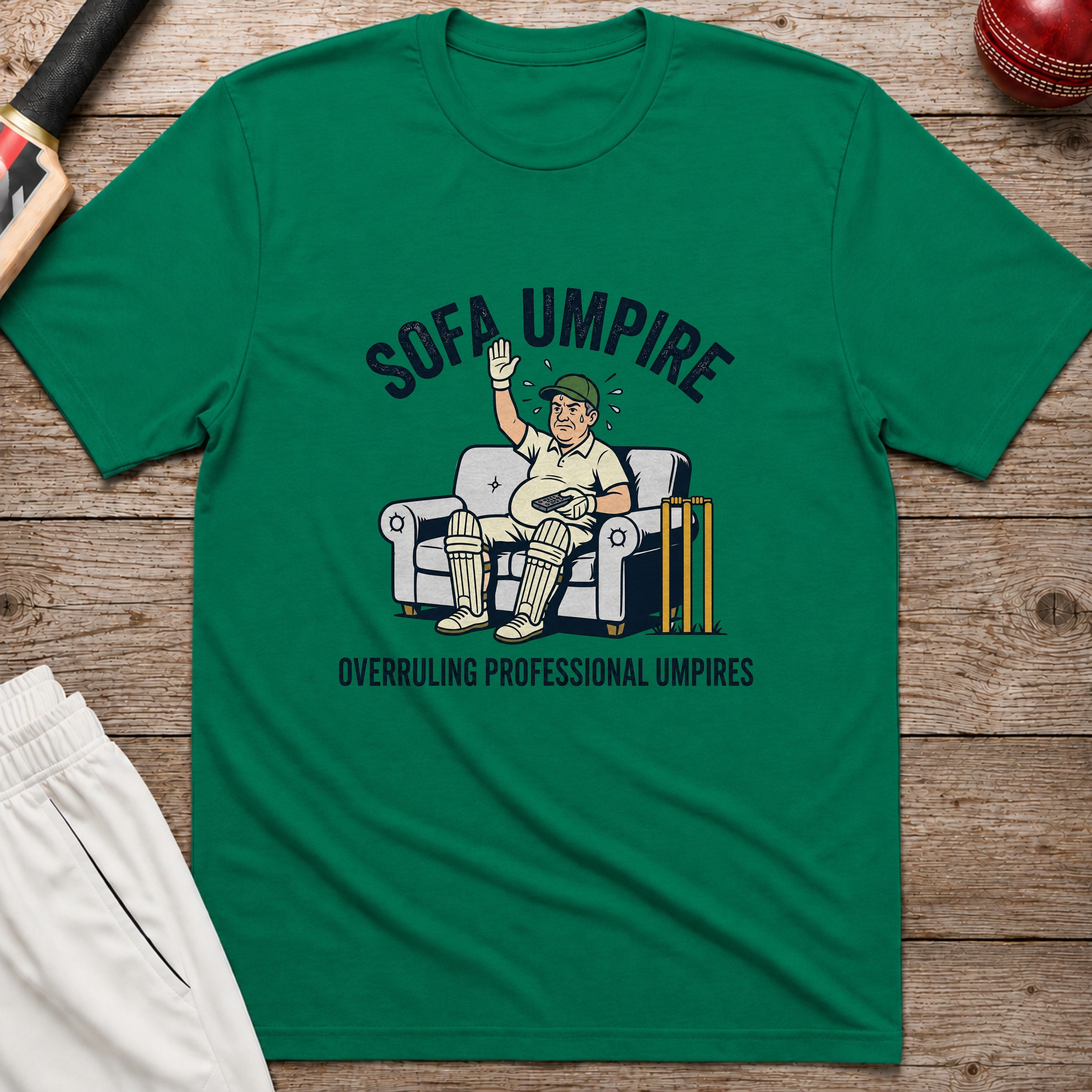 Sofa Umpire T-Shirt - Kelly Green