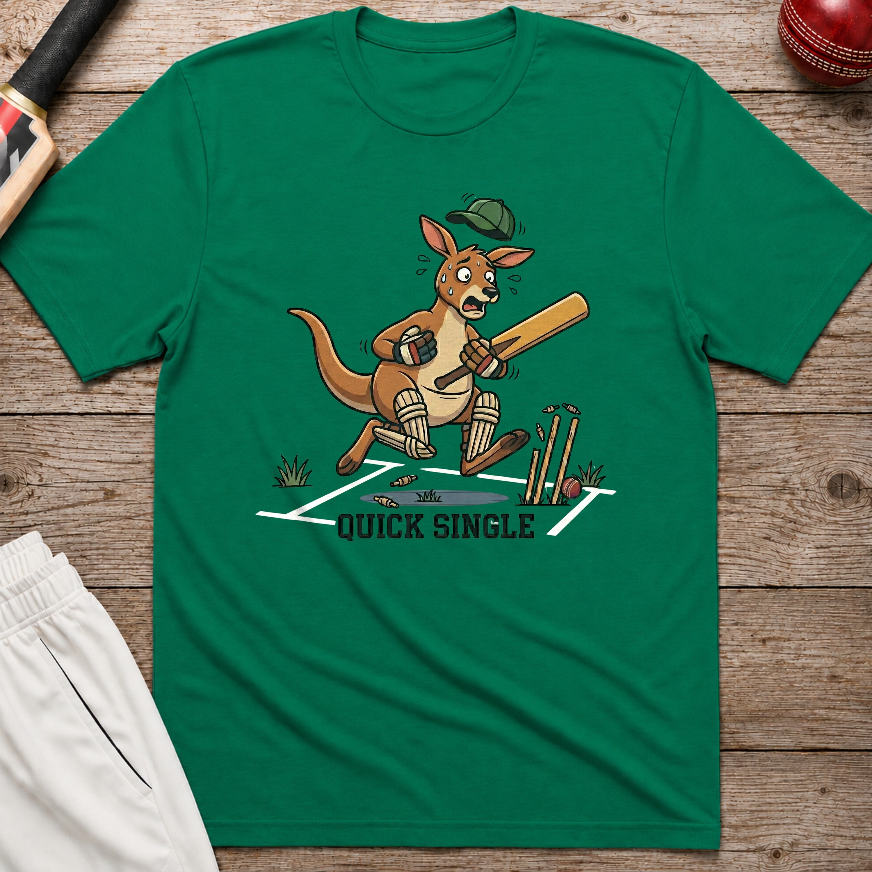 Quick Single T-Shirt - Kelly Green