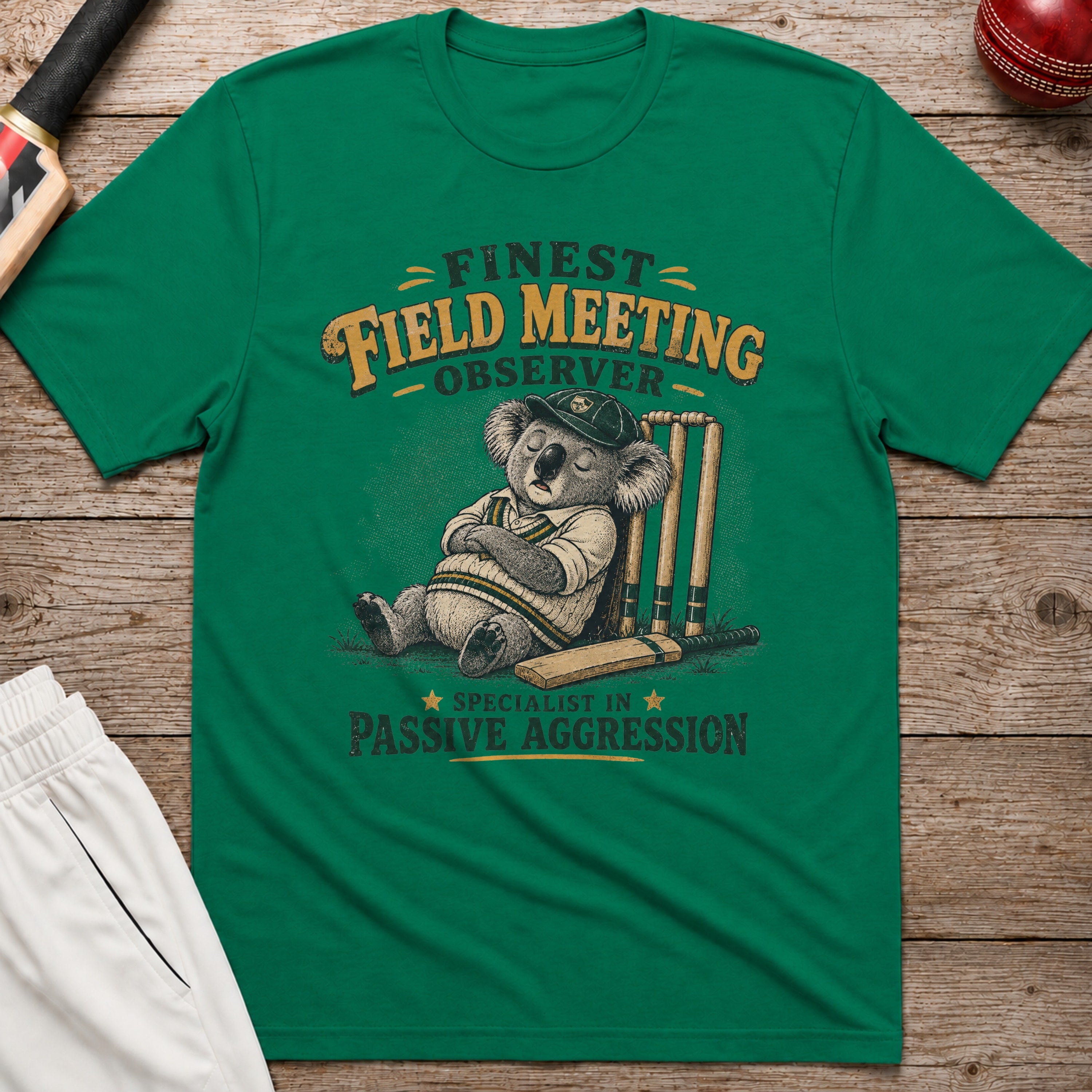 Finest Field Meeting Observer T-Shirt - Kelly Green