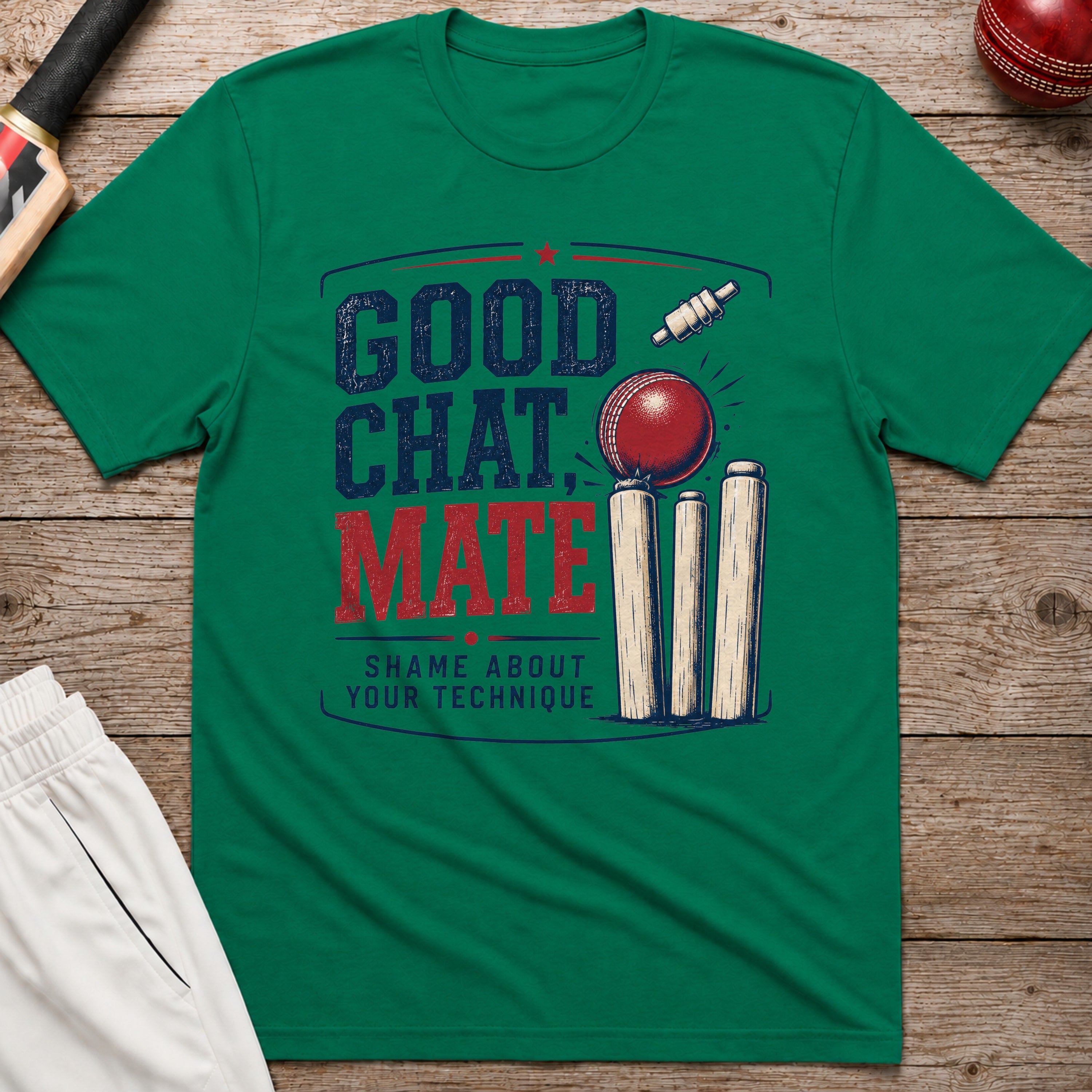 Good Chat Mate T-Shirt - Kelly Green