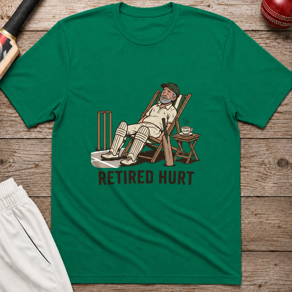 Retired Hurt T-Shirt - Kelly Green