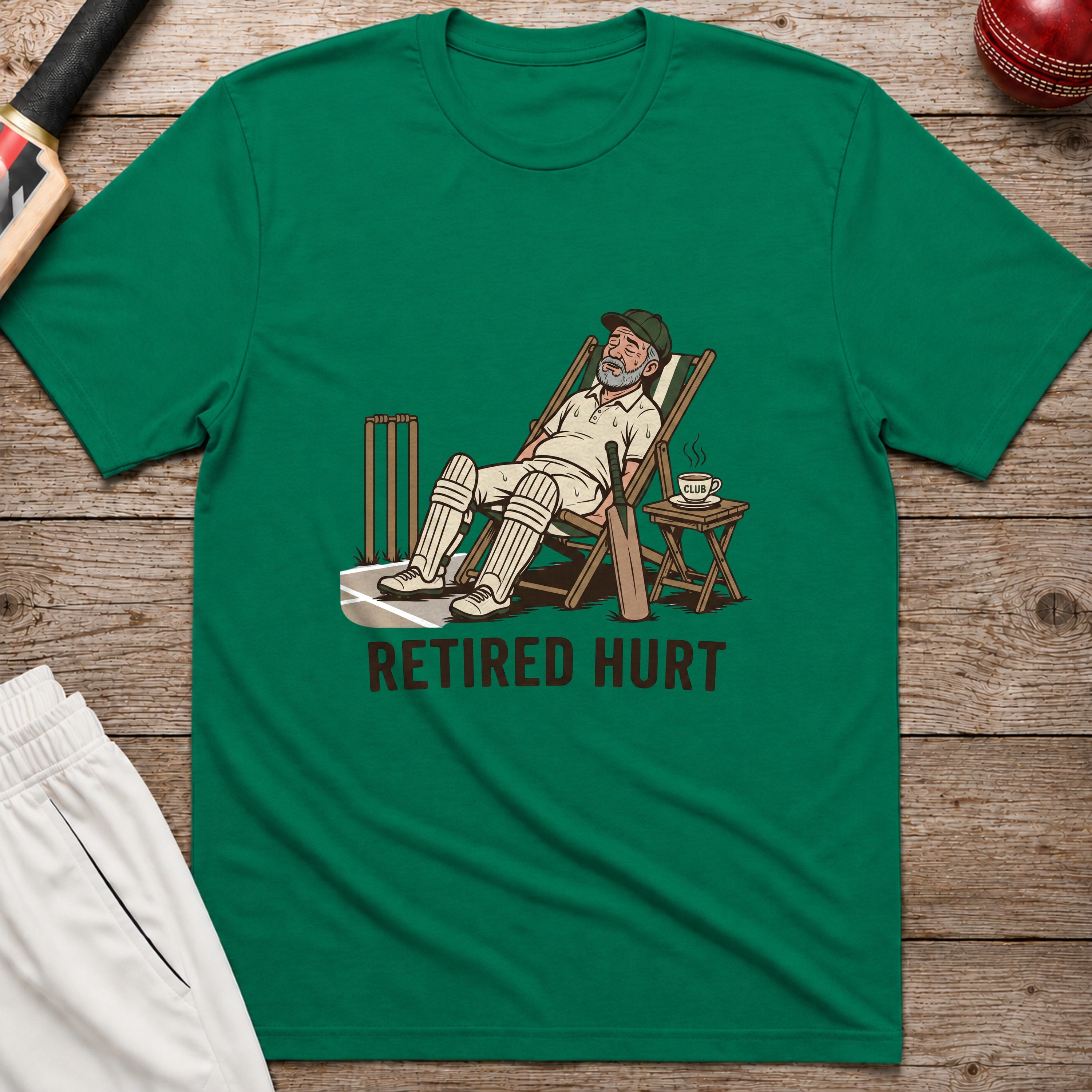 Retired Hurt T-Shirt - Kelly Green