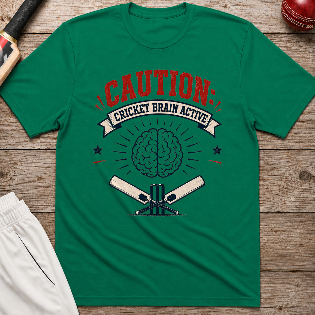 Cricket Brain Active T-Shirt - Kelly Green