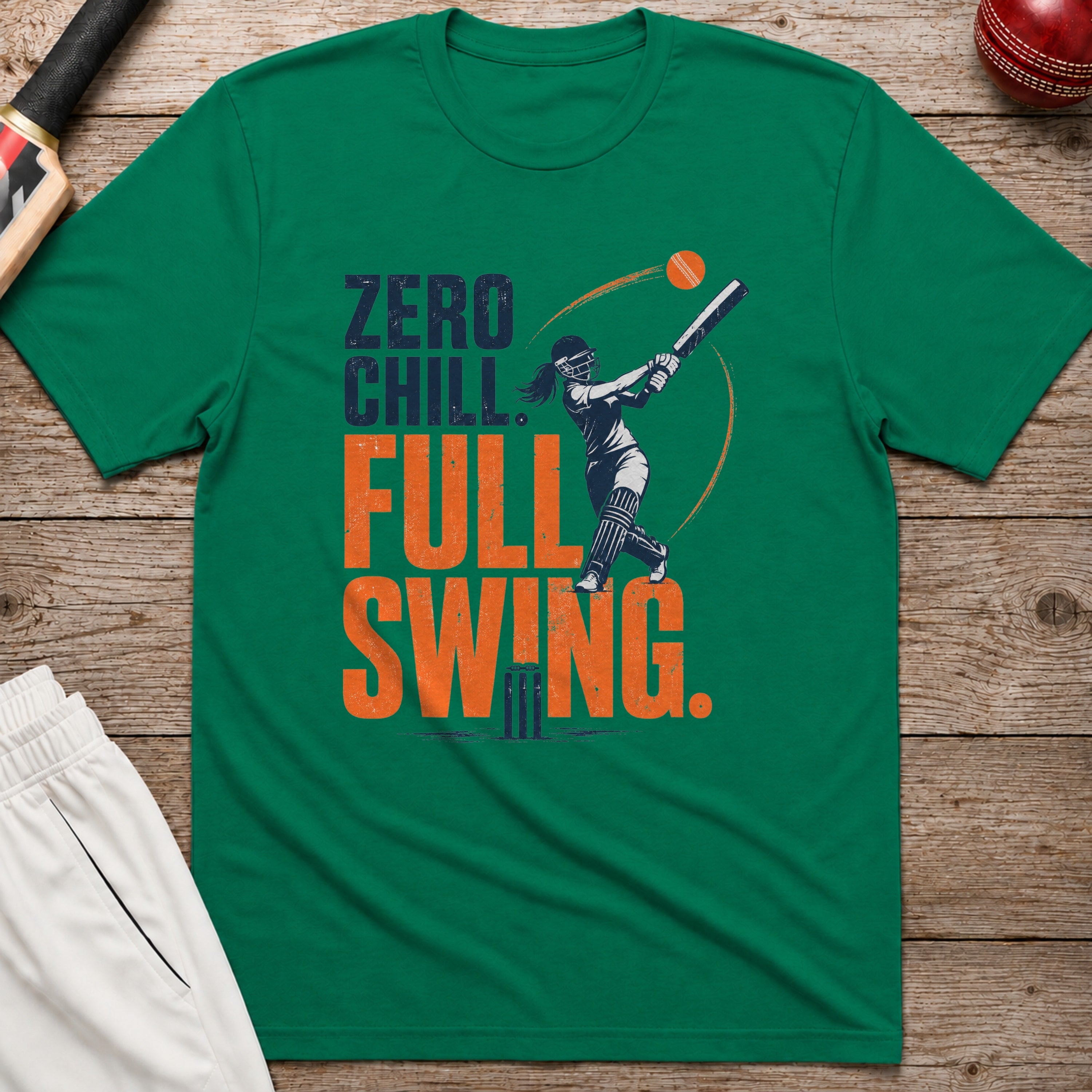Zero Chill Full Swing T-Shirt - Kelly Green