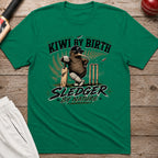 Kiwi By Birth Sledger By Nature T-Shirt - Kelly Green