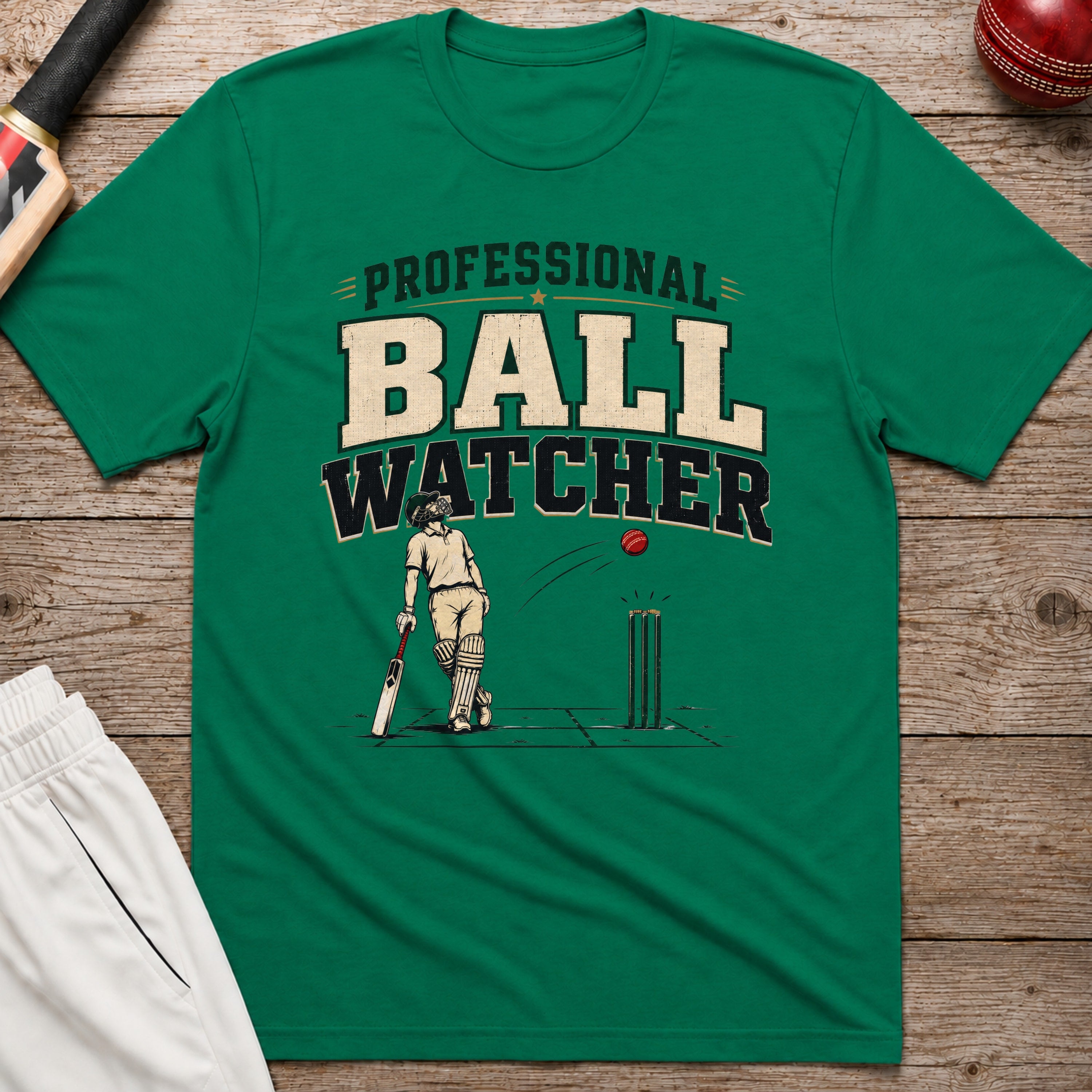 Professional Ball Watcher T-Shirt - Kelly Green