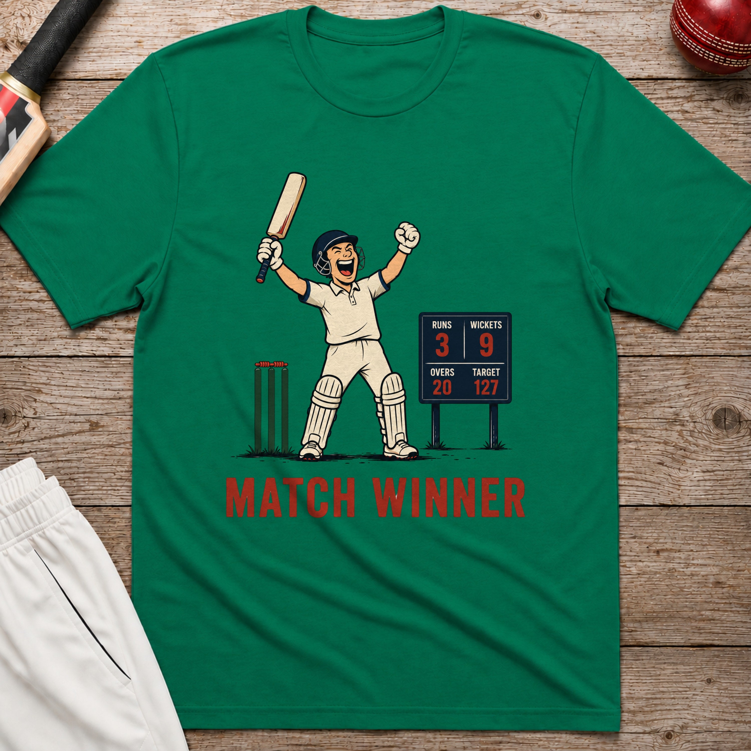 Match Winner T-Shirt - Kelly Green