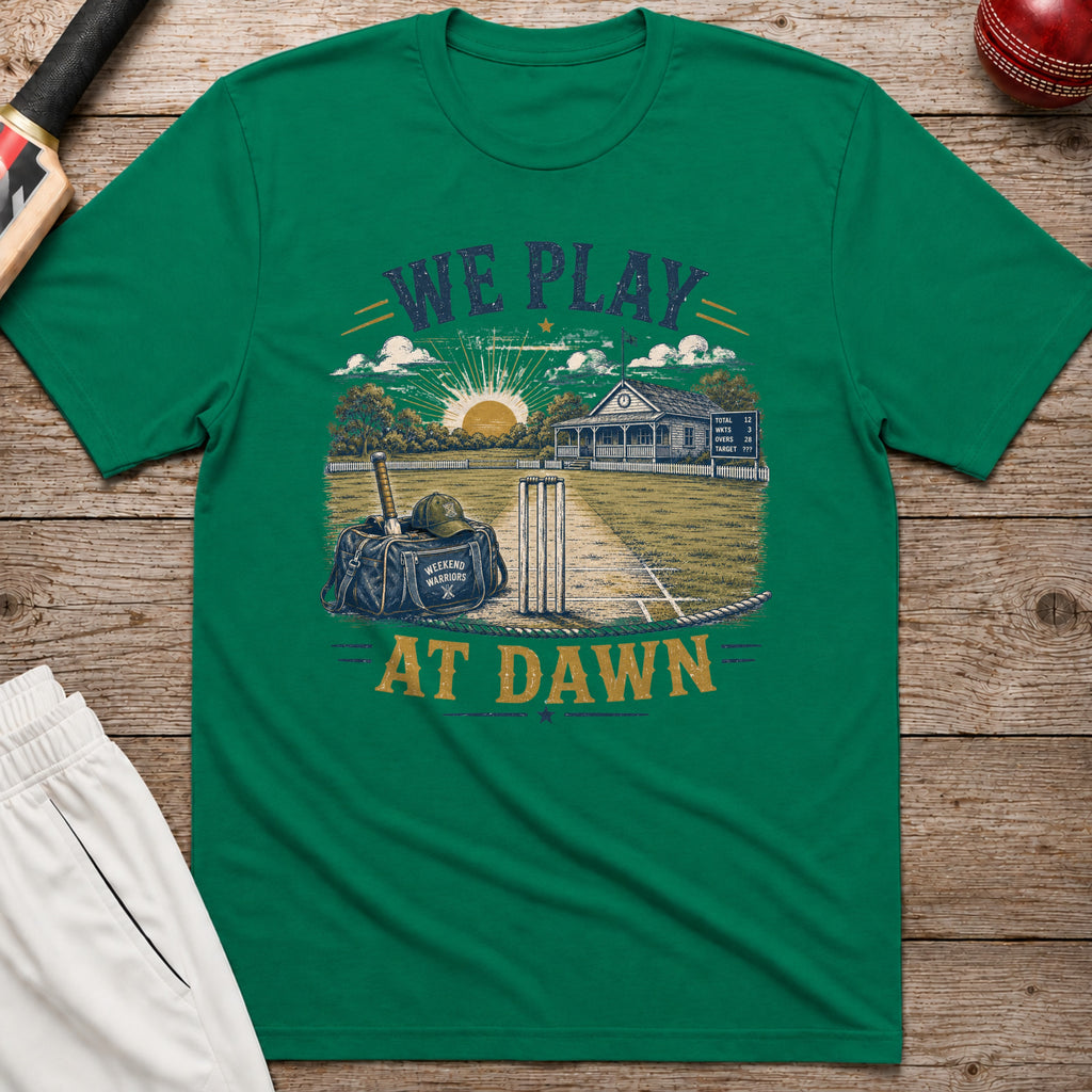 We Play At Dawn T-Shirt - Kelly Green