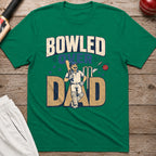 Bowled Over Dad T-Shirt - Kelly Green