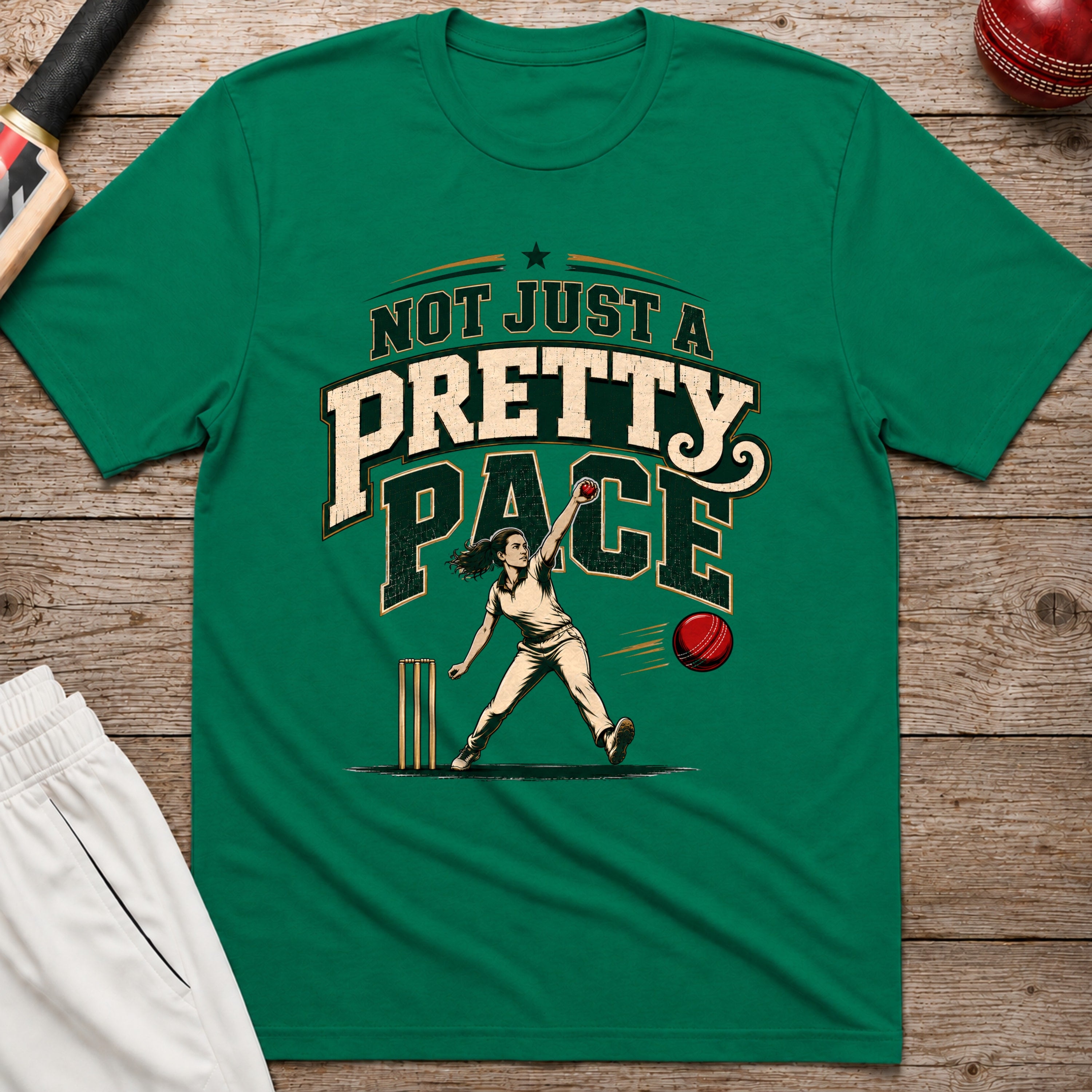 Not Just A Pretty Pace T-Shirt - Kelly Green