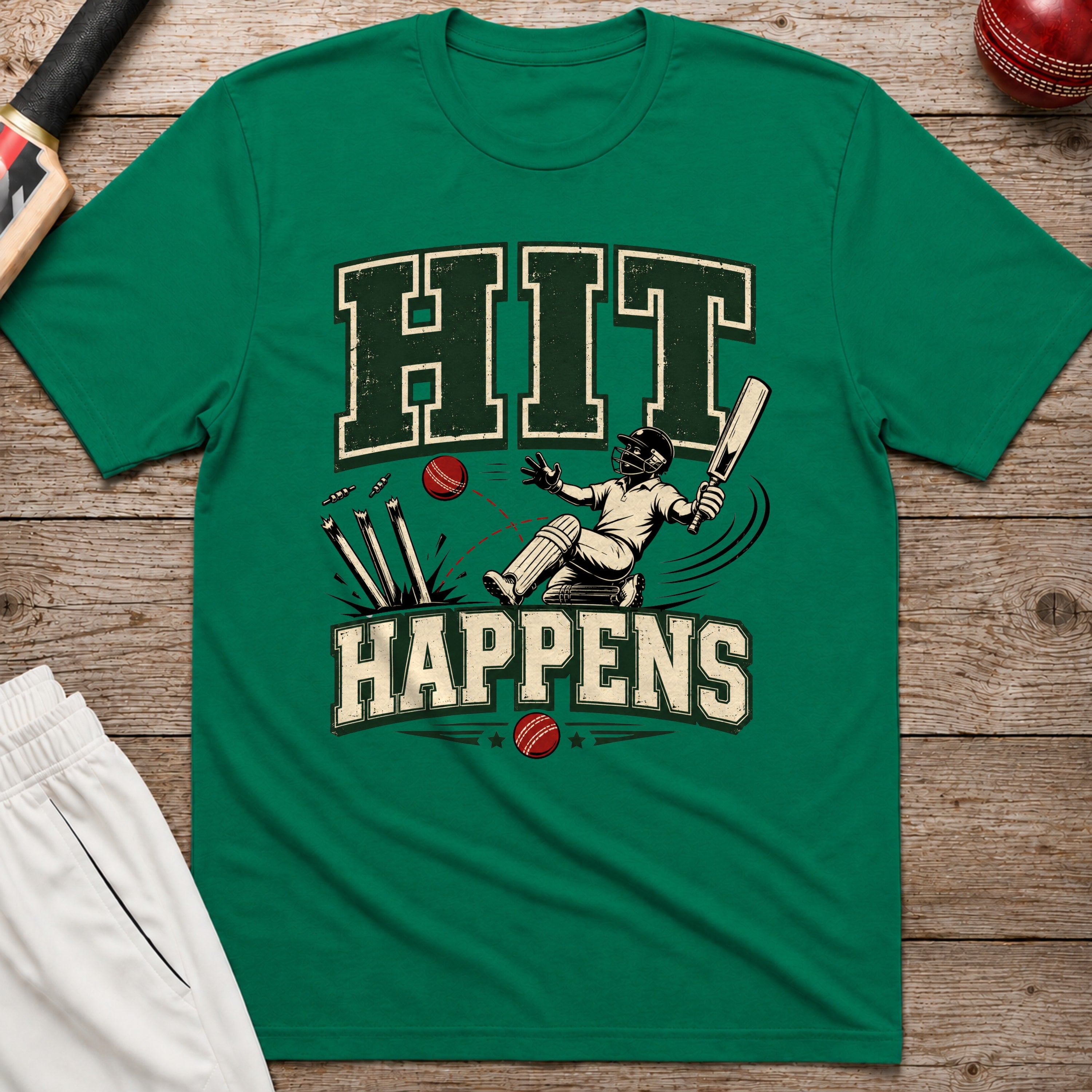 Hit Happens T-Shirt - Kelly Green