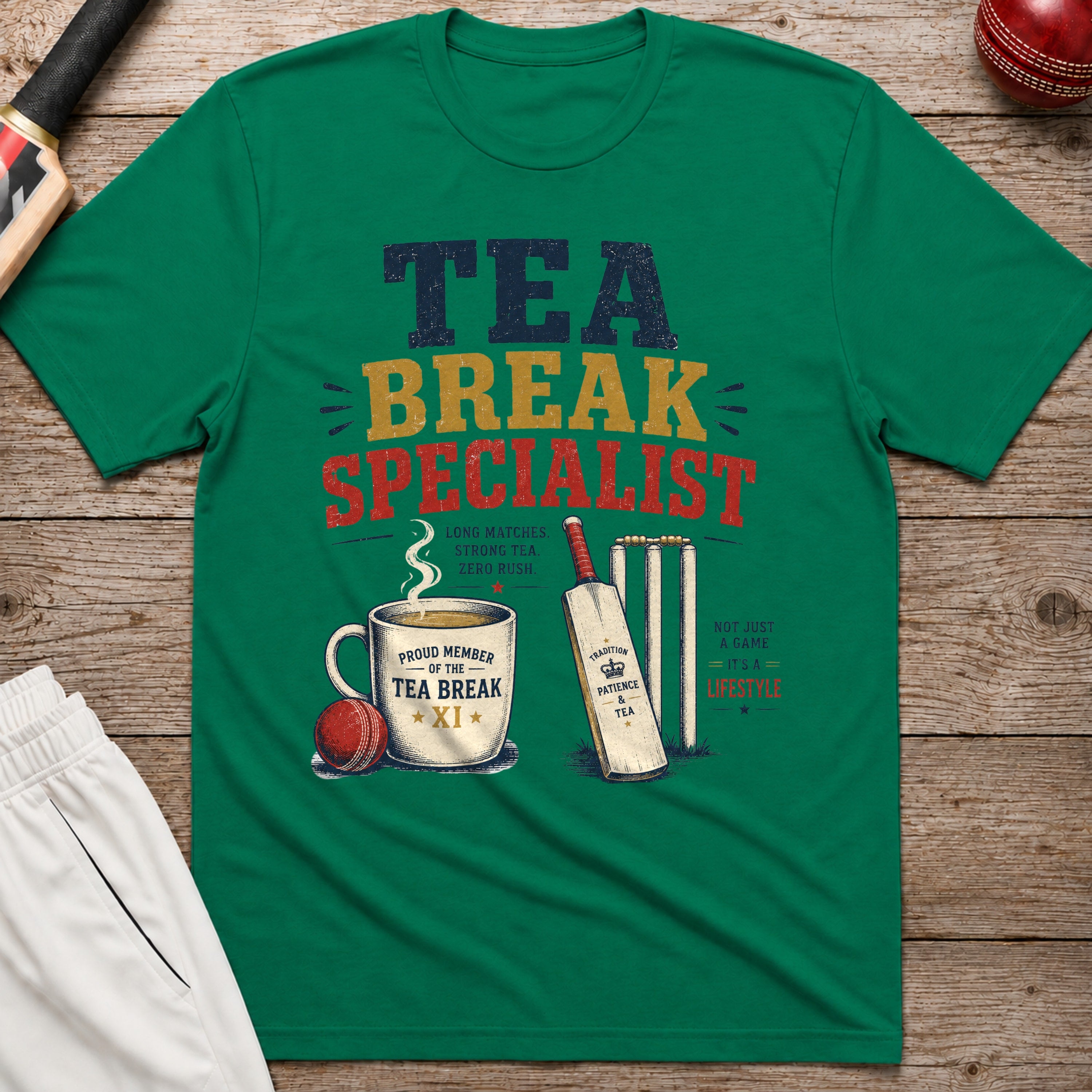 Tea Break Specialist T-Shirt - Kelly Green