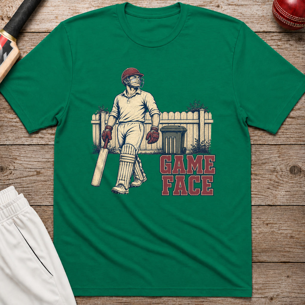 Game Face T-Shirt - Kelly Green