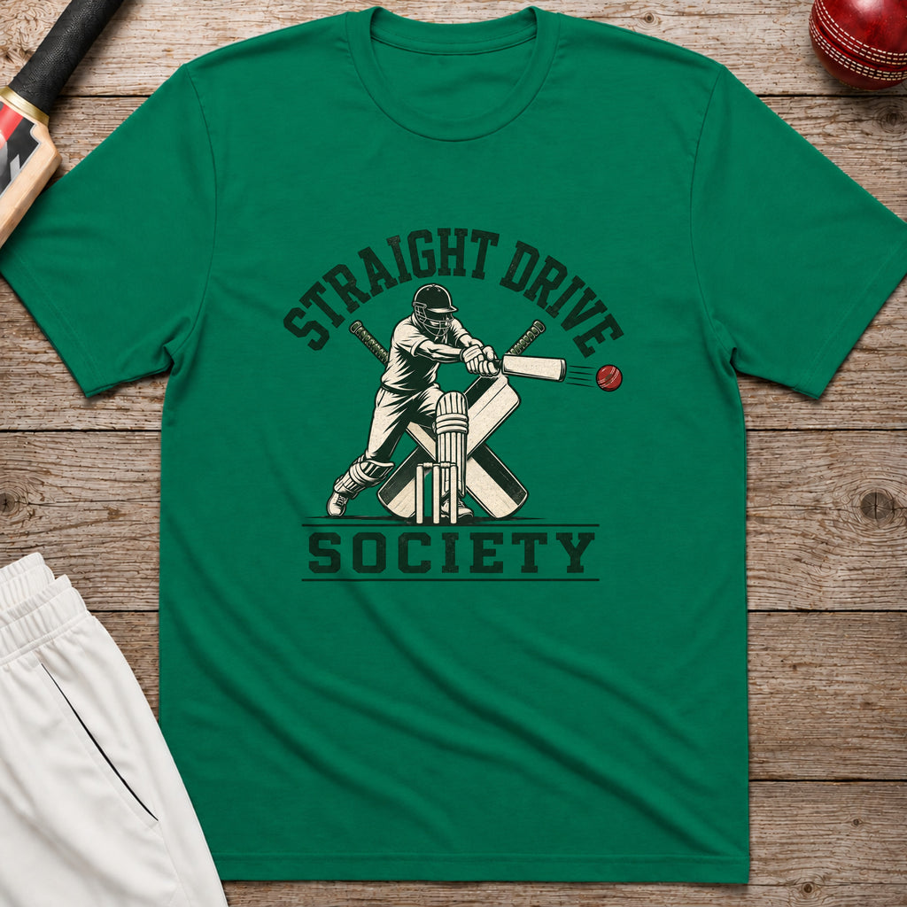 Straight Drive Society T-Shirt - Kelly Green