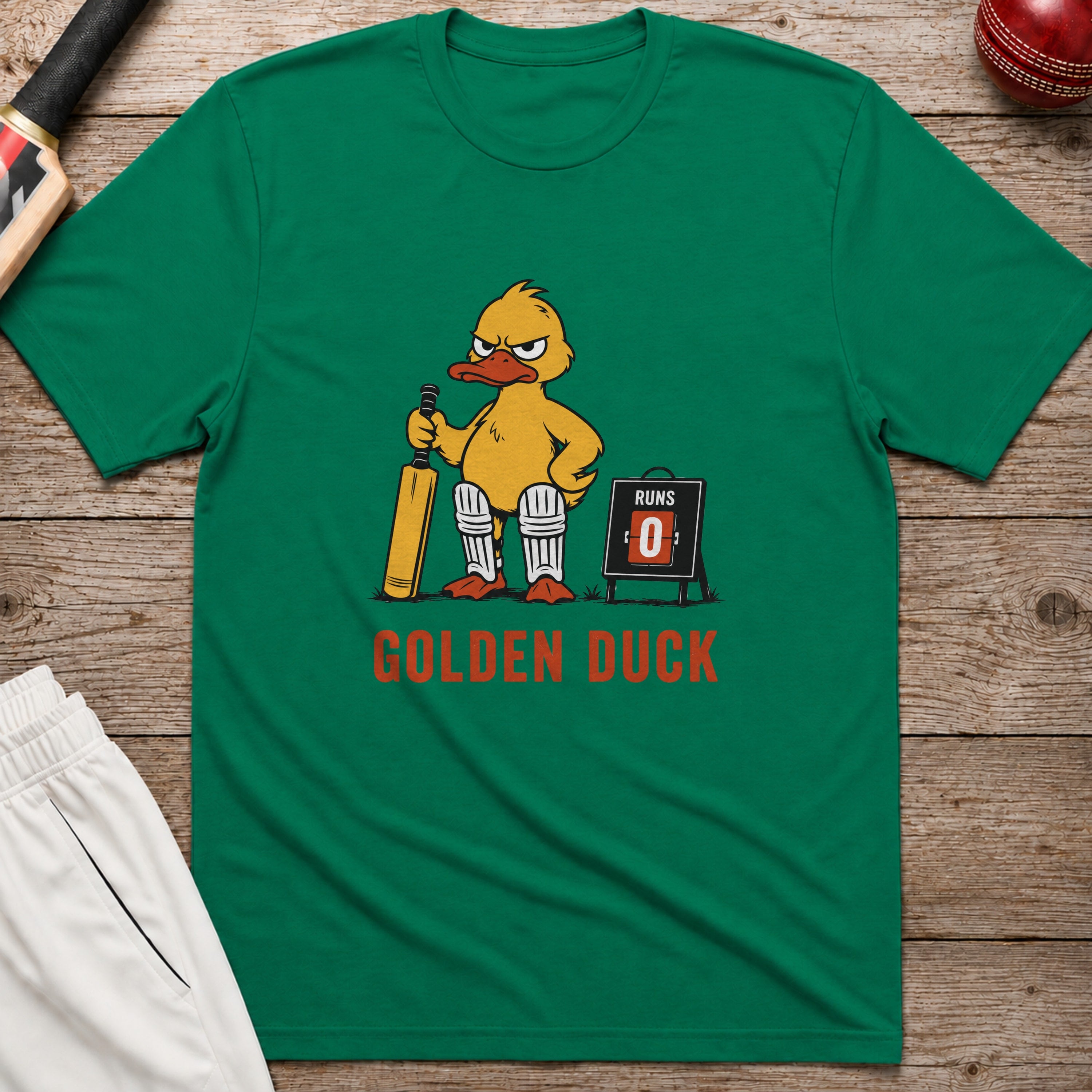 Golden Duck T-Shirt - Kelly Green