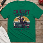 Cricket Queen T-Shirt - Kelly Green