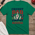 Cricket Dad Umpire Of The House T-Shirt - Kelly Green