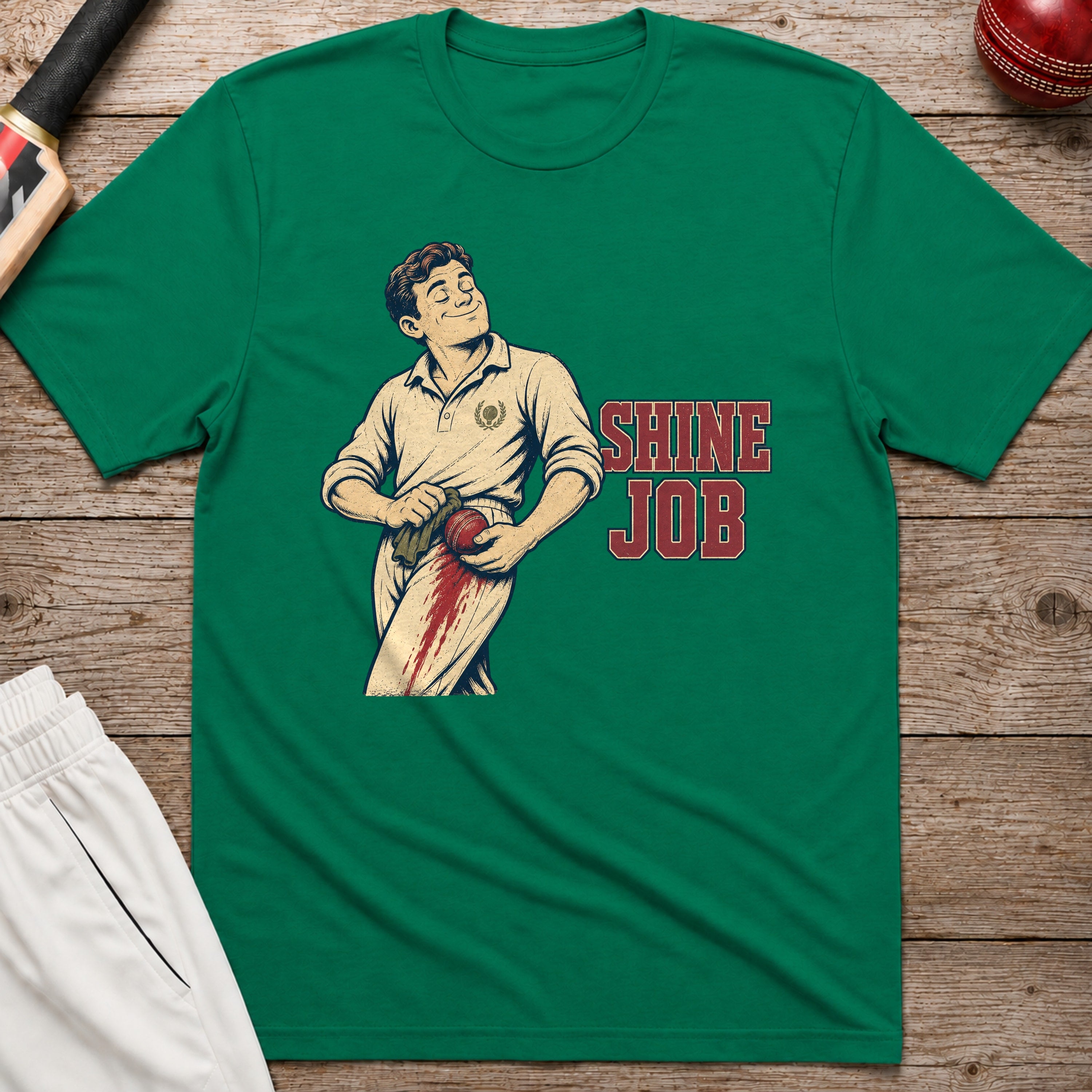 Shine Job T-Shirt - Kelly Green