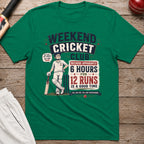 Weekend Cricket Club T-Shirt - Kelly Green